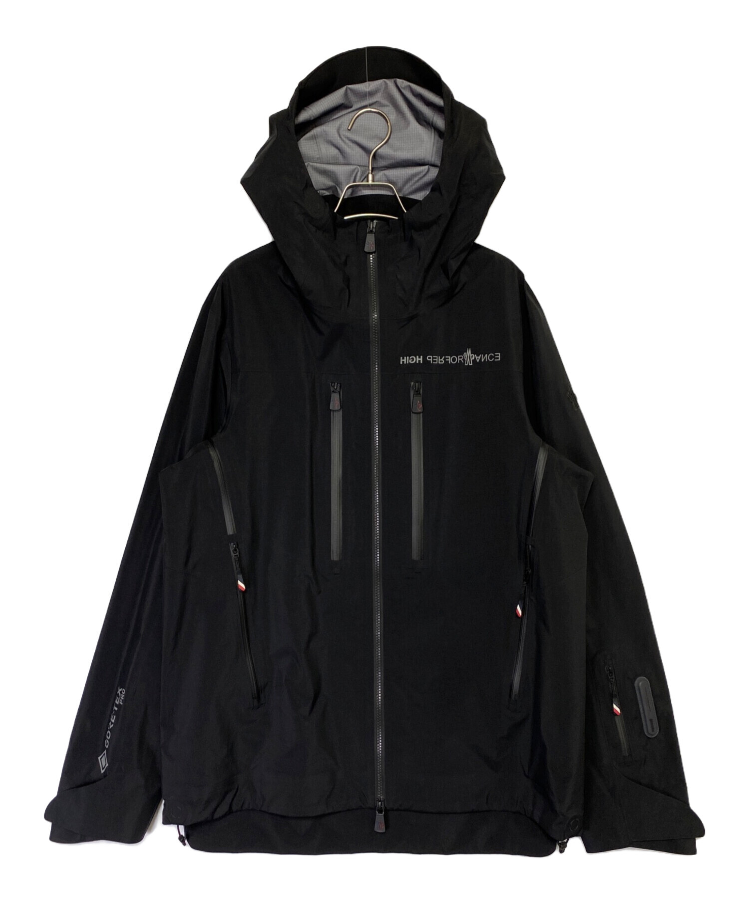 MONCLER GRENOBLE (モンクレール グルノーブル) RHC Ron Herman (アールエイチシー ロンハーマン)  別注マウンテンパーカー ブラック サイズ:4