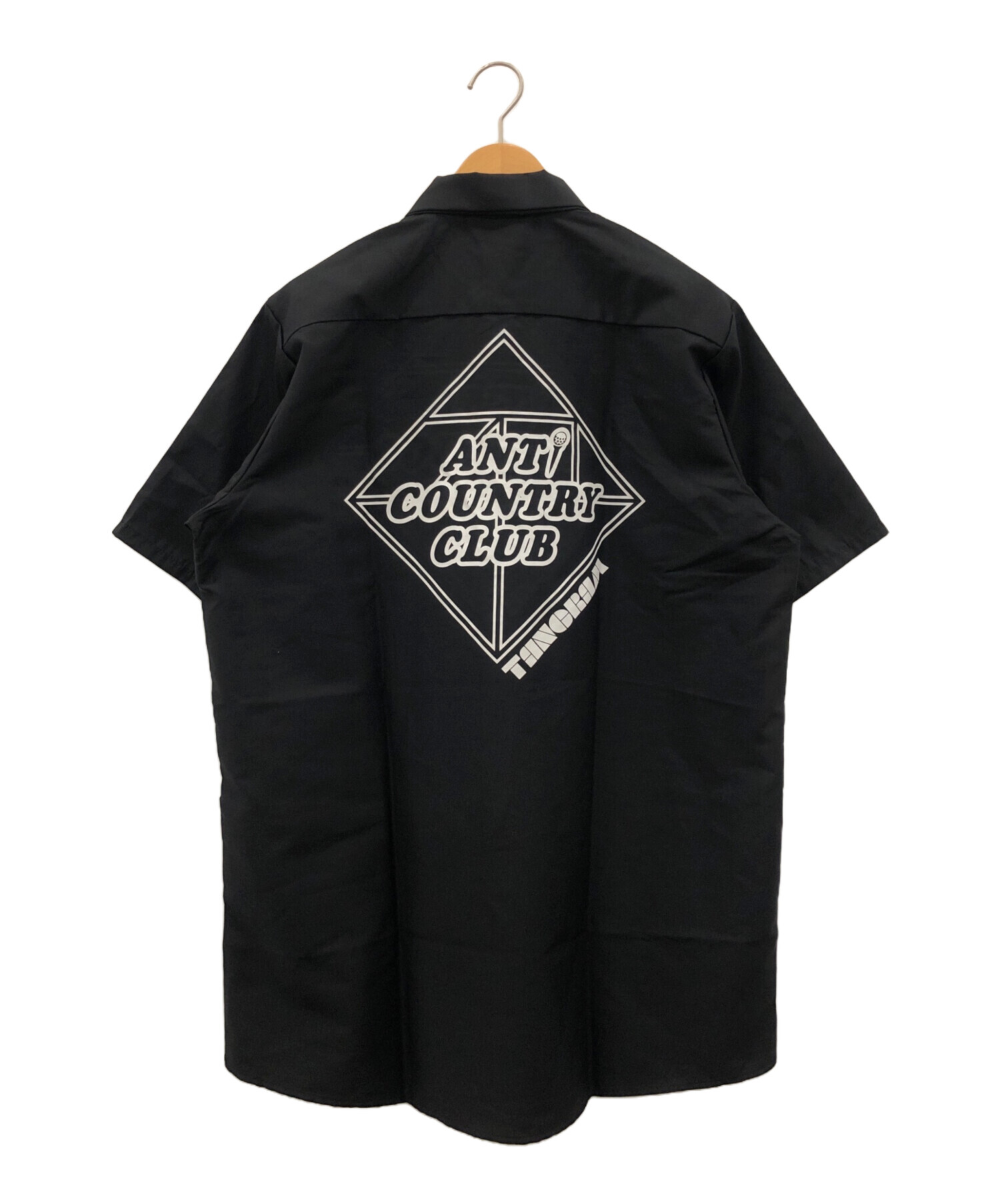 中古・古着通販】ANTi COUNTRY CLUB (アンチカントリークラブ) TANGRAM (タングラム) ワークシャツ ブラック  サイズ:L｜ブランド・古着通販 トレファク公式【TREFAC FASHION】スマホサイト