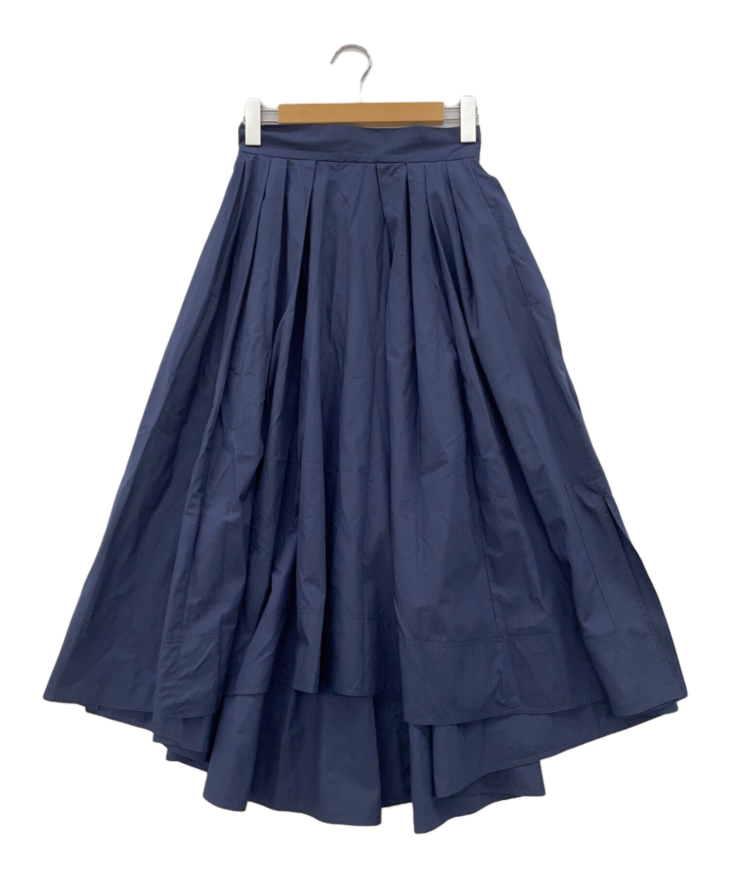 MADISON BLUE (マディソンブルー) TUCK VOLUME SKIRT（タックボリュームスカート） ネイビー サイズ:02