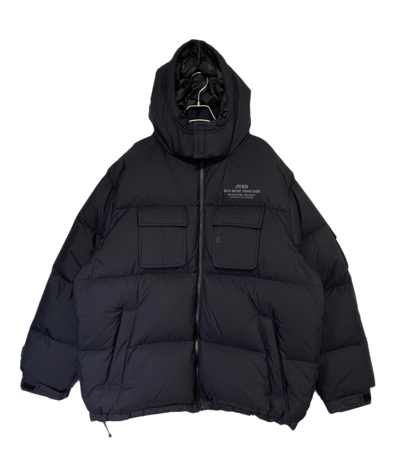 中古・古着通販】SUPREME (シュプリーム) MARTINE ROSE (マーティン・ローズ) Down Puffer Jacket ブラック  サイズ:L 未使用品｜ブランド・古着通販 トレファク公式【TREFAC FASHION】スマホサイト