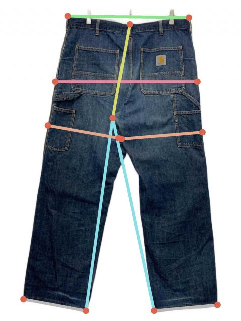 中古・古着通販】CarHartt (カーハート) ペインターパンツ インディゴ サイズ:36｜ブランド・古着通販 トレファク公式【TREFAC  FASHION】スマホサイト