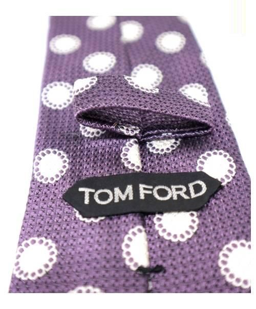 中古・古着通販】TOM FORD (トム フォード) 花紋柄ネクタイ パープル