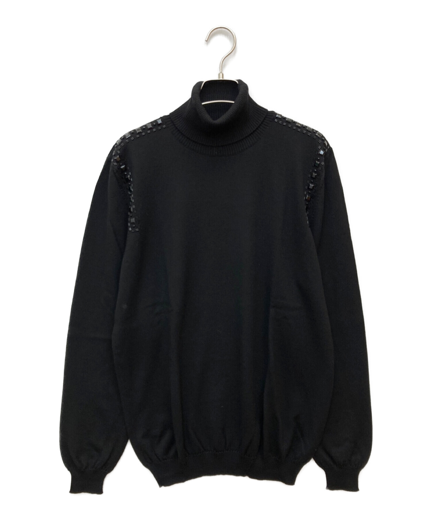 国内正規品Versace  ヴェルサーチ　セーター　ブラック　size50