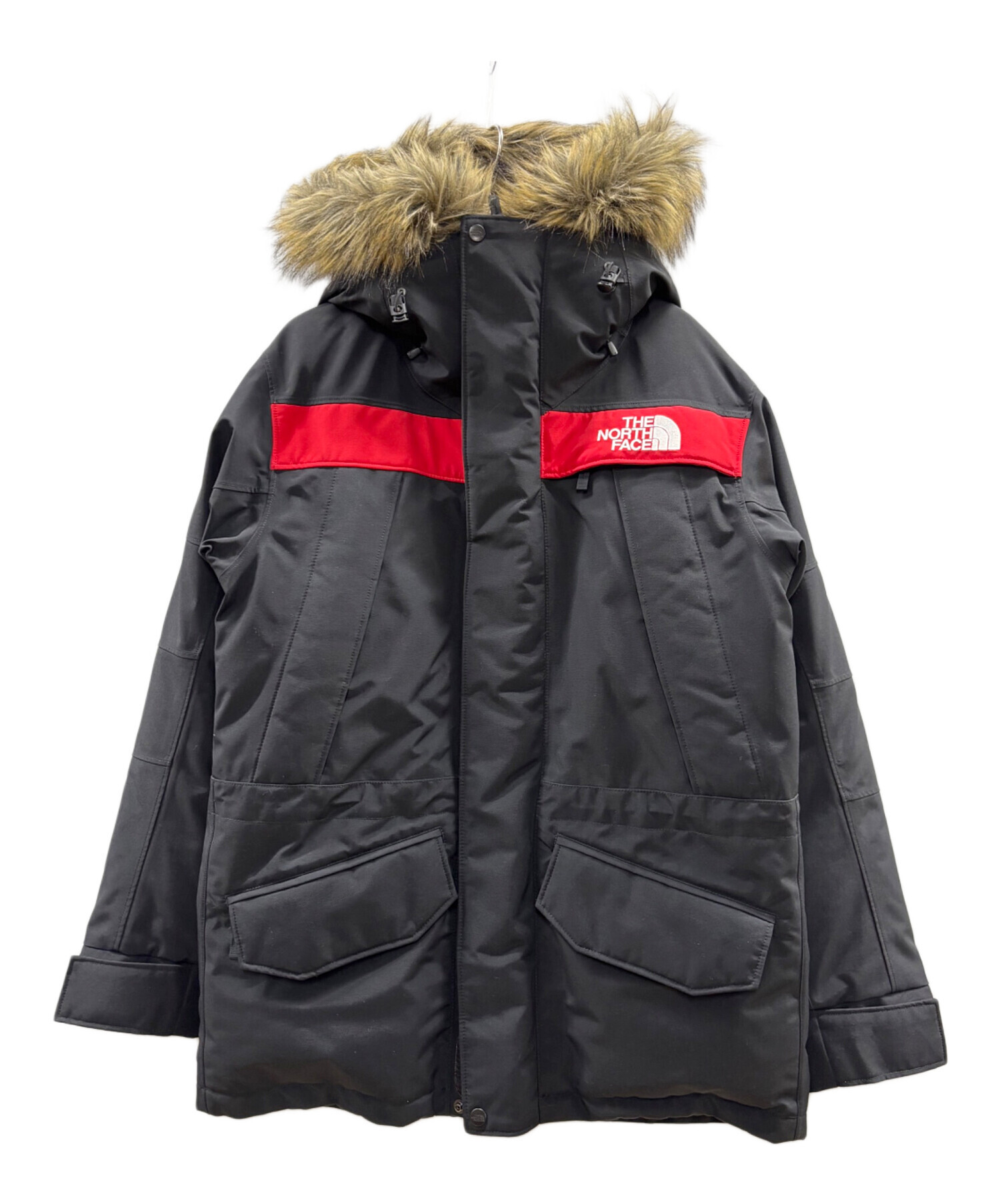 中古・古着通販】THE NORTH FACE (ザ ノース フェイス) アンタークティカパーカ ブラック×レッド サイズ:L｜ブランド・古着通販  トレファク公式【TREFAC FASHION】スマホサイト