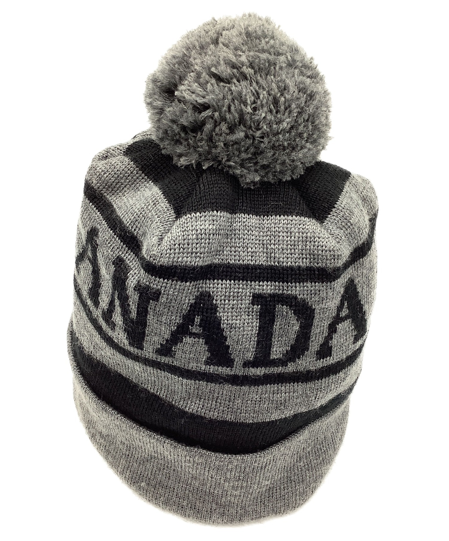 CANADA GOOSE (カナダグース) ニット帽 グレー ウール