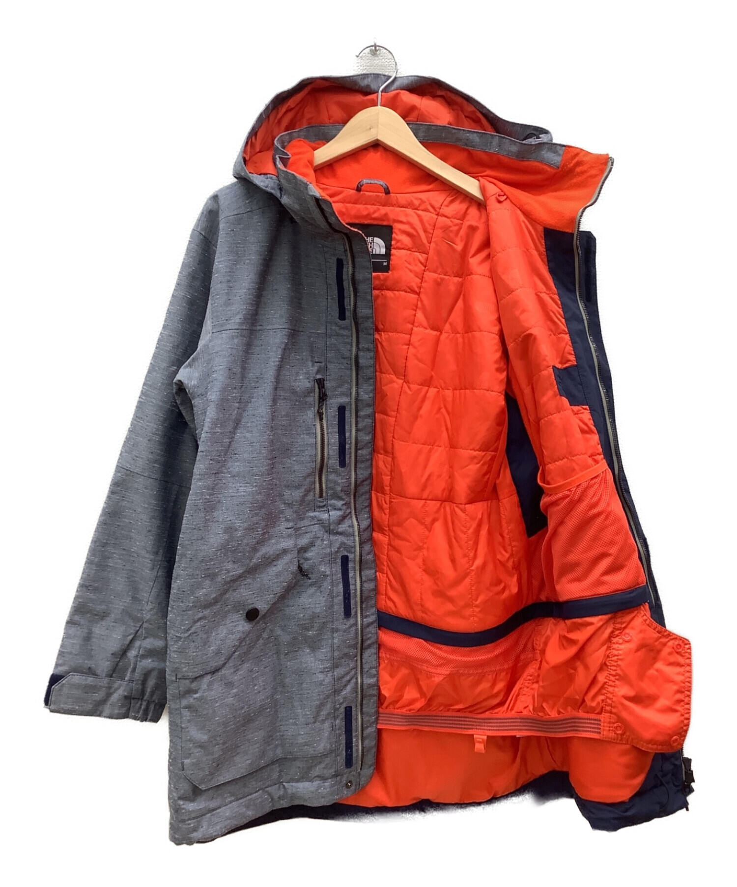 中古・古着通販】THE NORTH FACE (ザ ノース フェイス) シャーマン インサレーテッド ジャケット グレー  サイズ:Ｍ｜ブランド・古着通販 トレファク公式【TREFAC FASHION】スマホサイト