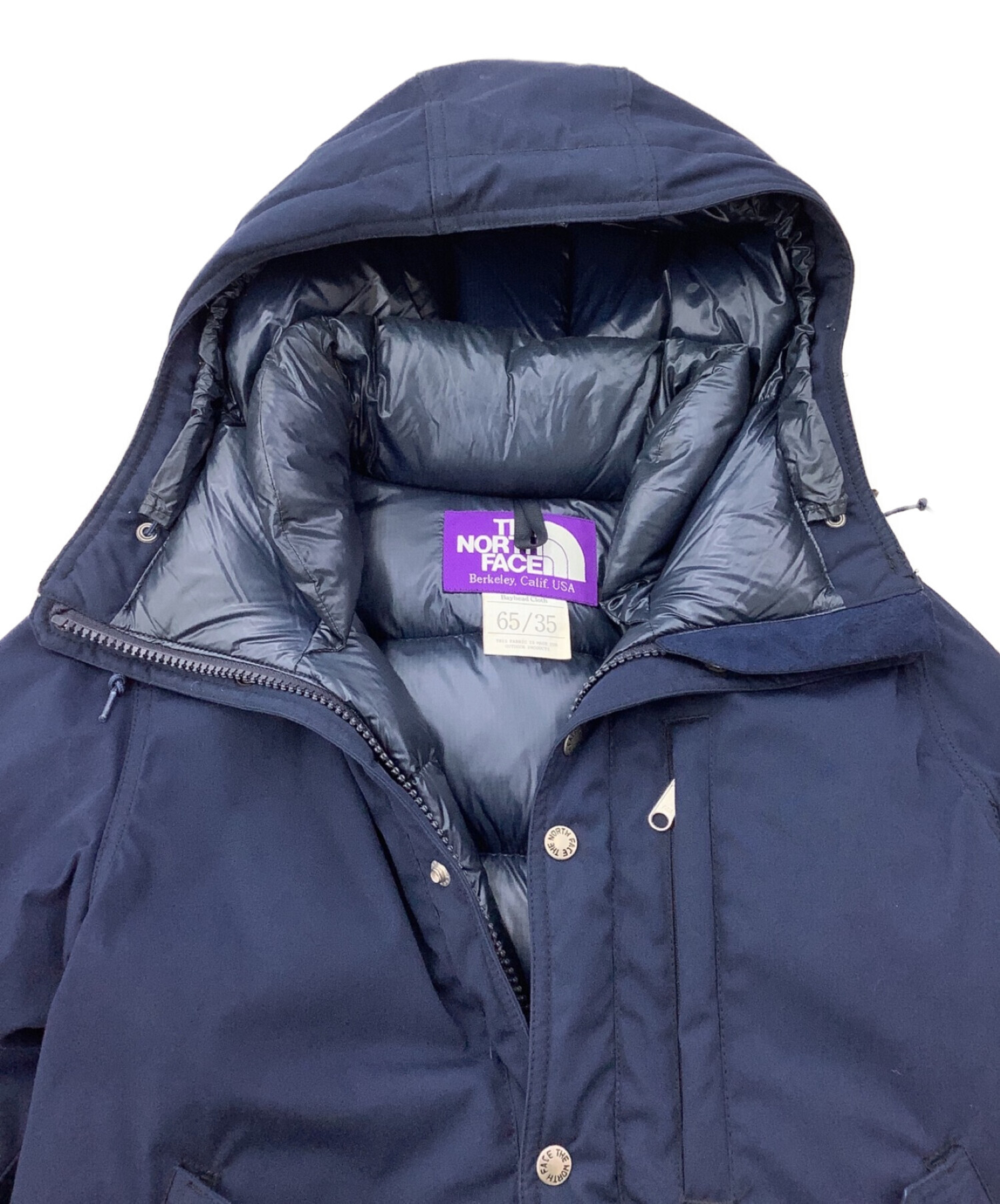 THE NORTHFACE PURPLELABEL (ザ・ノースフェイス パープルレーベル) マウンテンショートダウン ネイビー サイズ:S