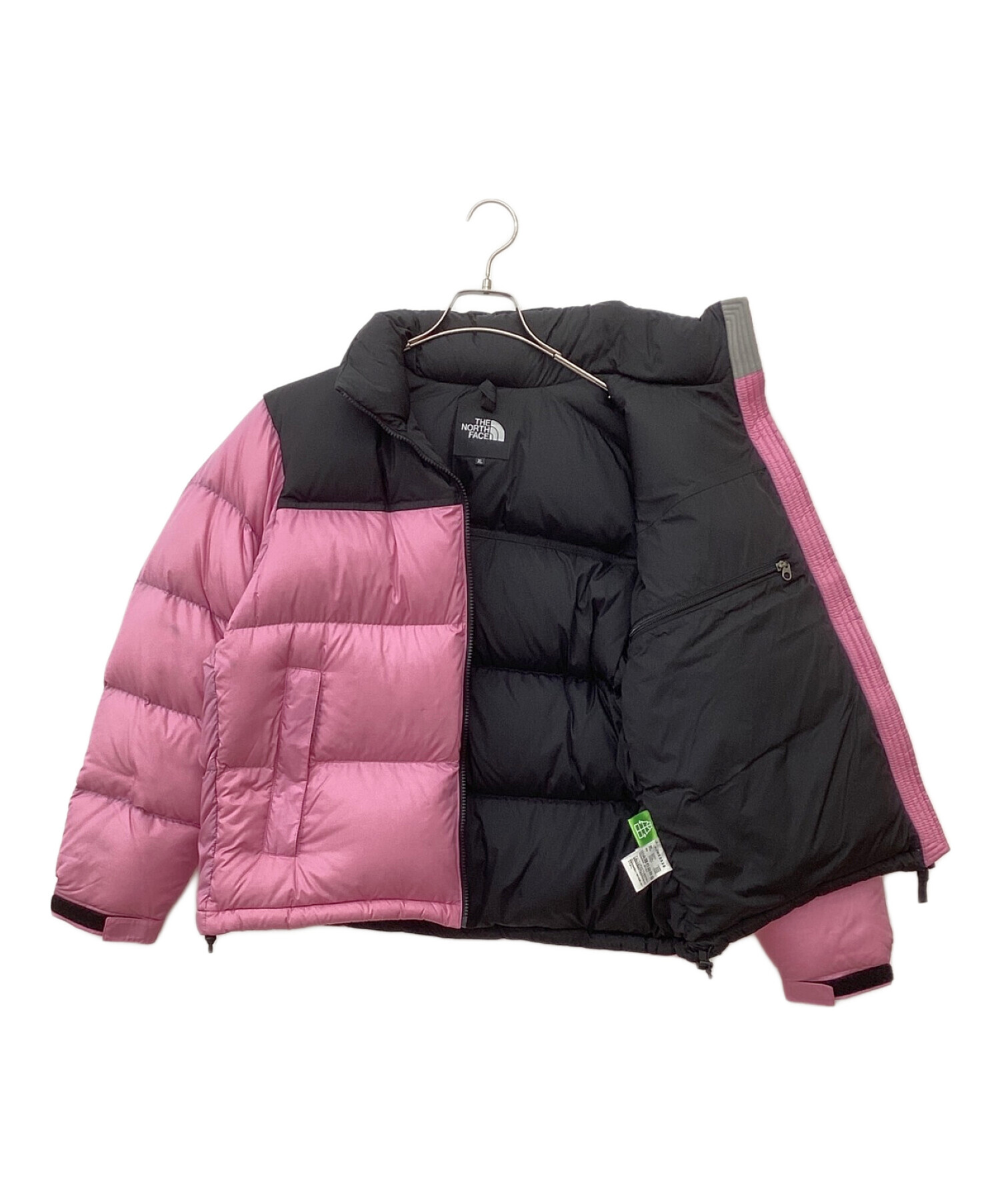 THE NORTH FACE (ザ ノース フェイス) ショートヌプシジャケット ダウンジャケット ピンク サイズ:XL