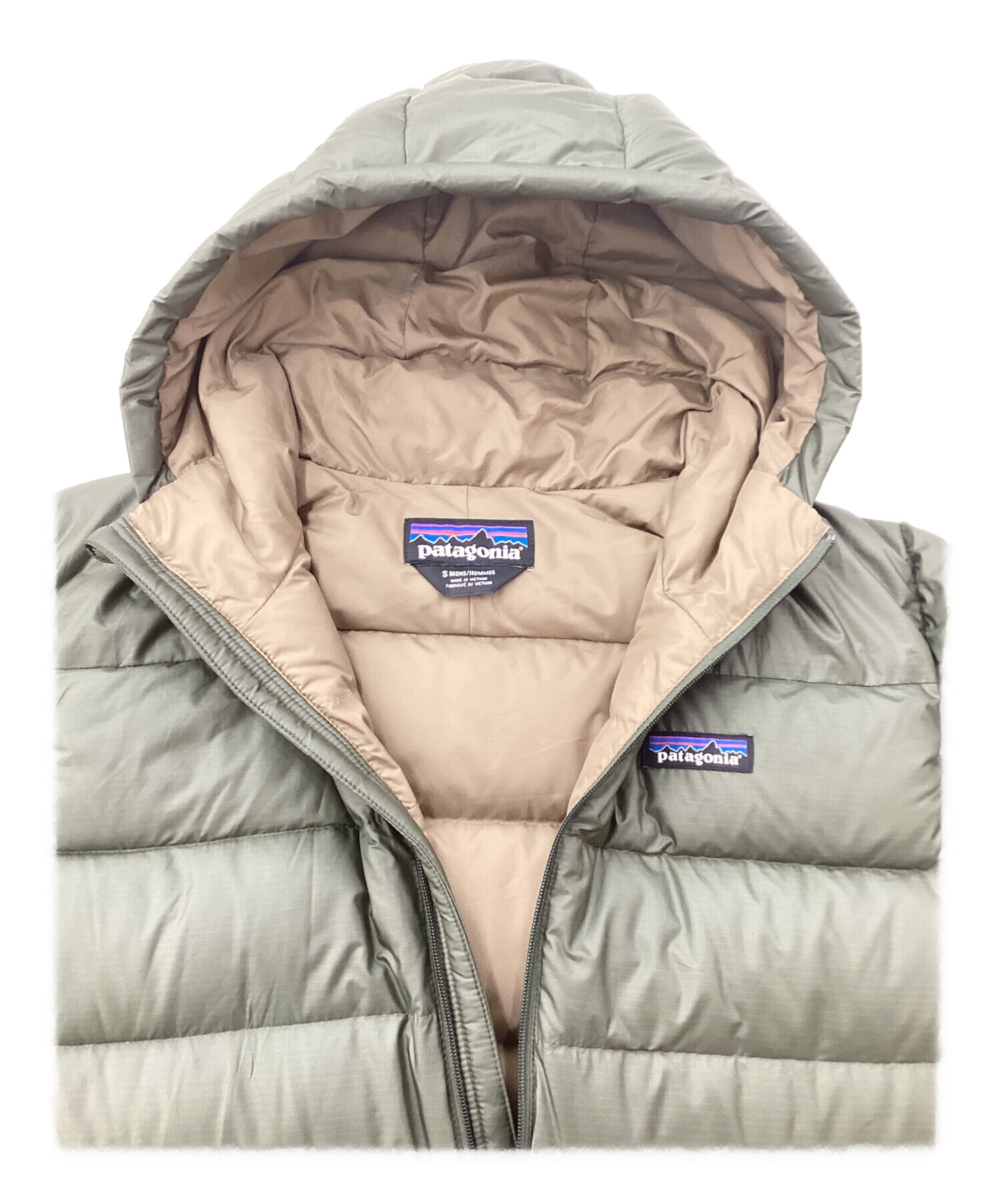 Patagonia (パタゴニア) ハイロフトダウンフーディ オリーブ サイズ:S