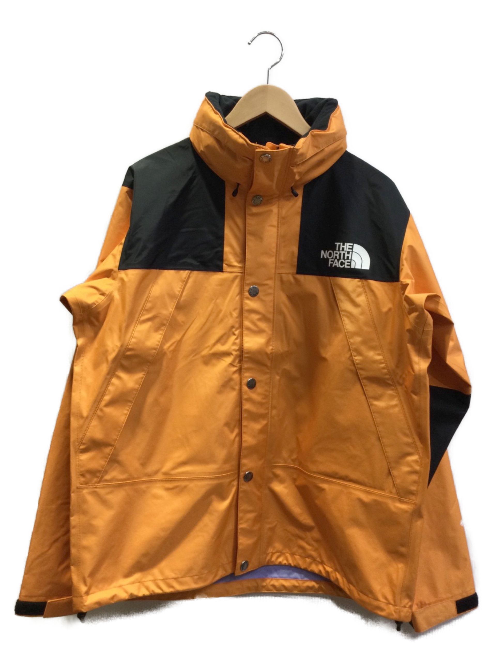 THE NORTH FACE (ザ ノース フェイス) マウンテンレインテックスジャケット オレンジ サイズ:M GORE-TEX