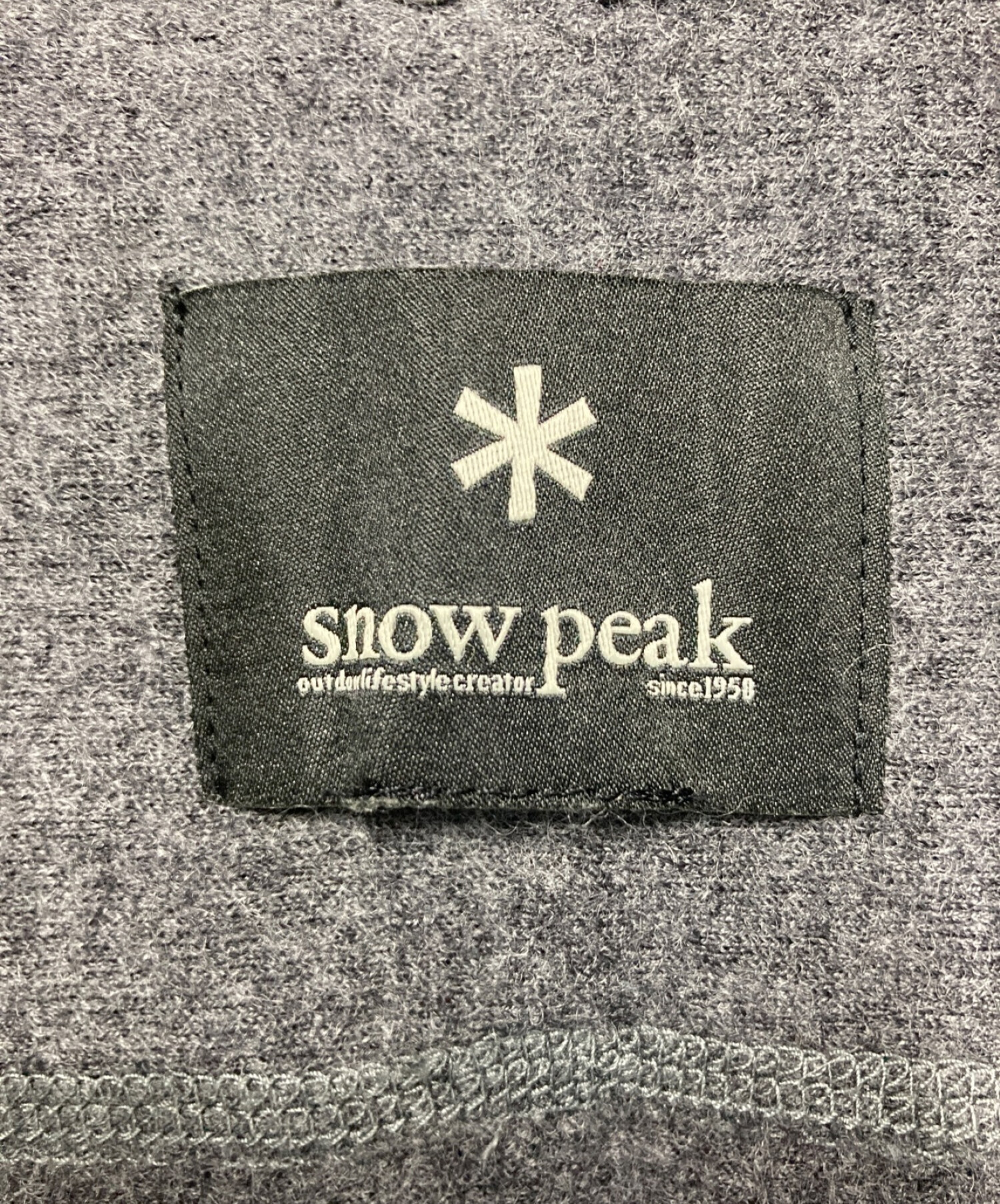 中古・古着通販】Snow peak (スノーピーク) ウールシャツ グレー