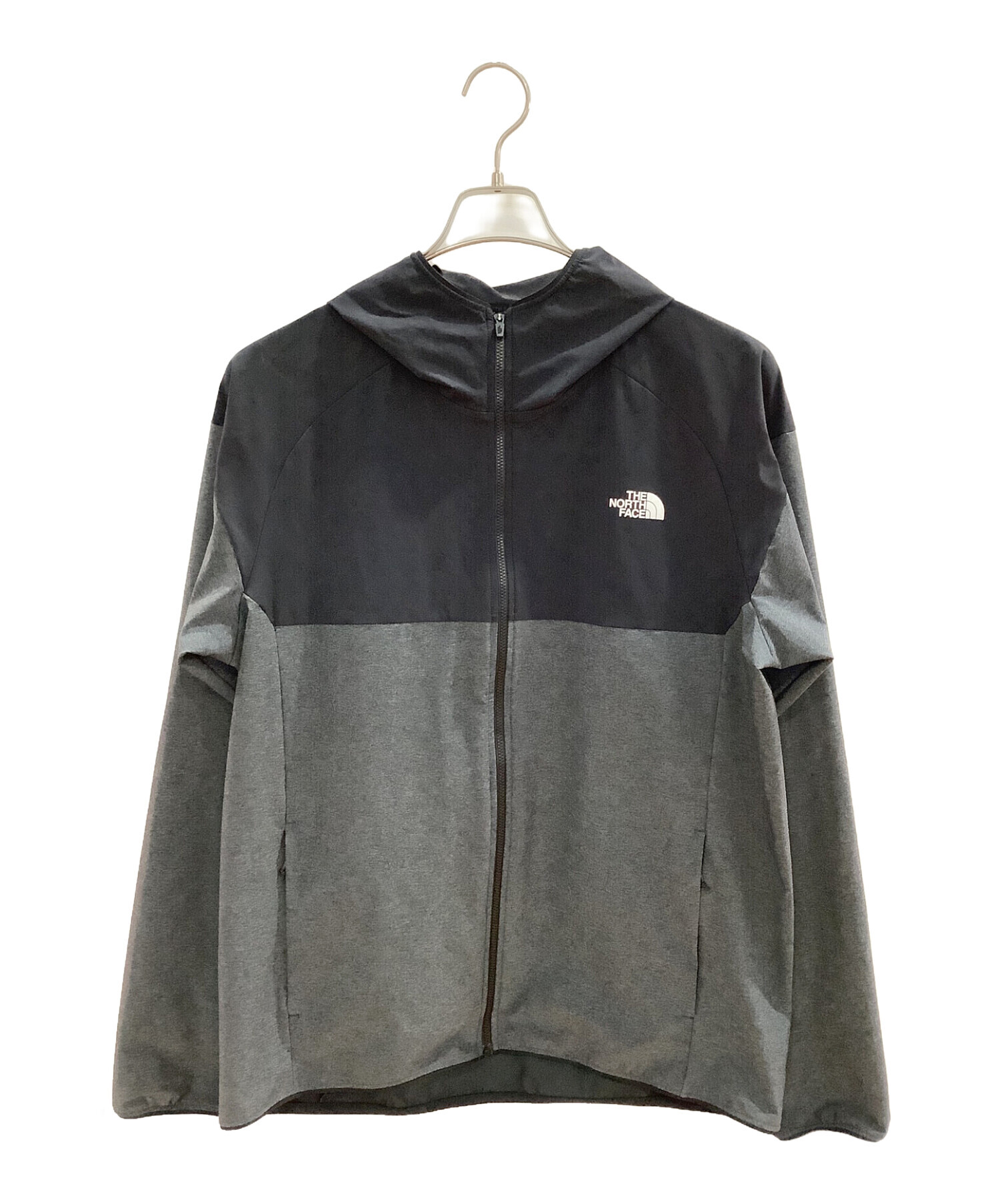 中古・古着通販】THE NORTH FACE (ザ ノース フェイス) エイペックスフレックスフーディ グレー×ブラック サイズ:XL｜ブランド・古着通販  トレファク公式【TREFAC FASHION】スマホサイト