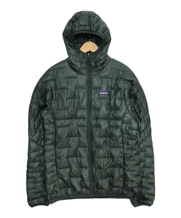 中古・古着通販】Patagonia (パタゴニア) マイクロパフフーディ グリーン サイズ:Ｍ｜ブランド・古着通販 トレファク公式【TREFAC  FASHION】スマホサイト