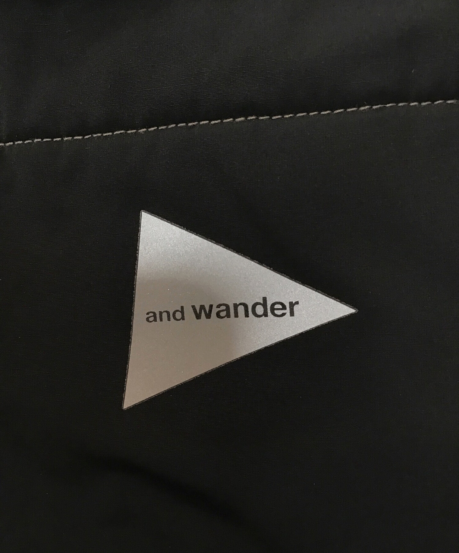 and wander (アンドワンダー) T/C alpha shirt jacket ブラック サイズ:4