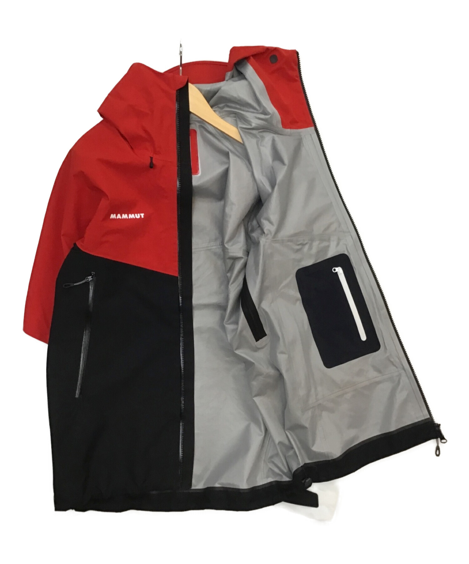 中古・古着通販】MAMMUT (マムート) クレーター ハードシェル フーデッド ジャケット レッド×ブラック サイズ:XL 未使用品｜ブランド・古着通販  トレファク公式【TREFAC FASHION】スマホサイト