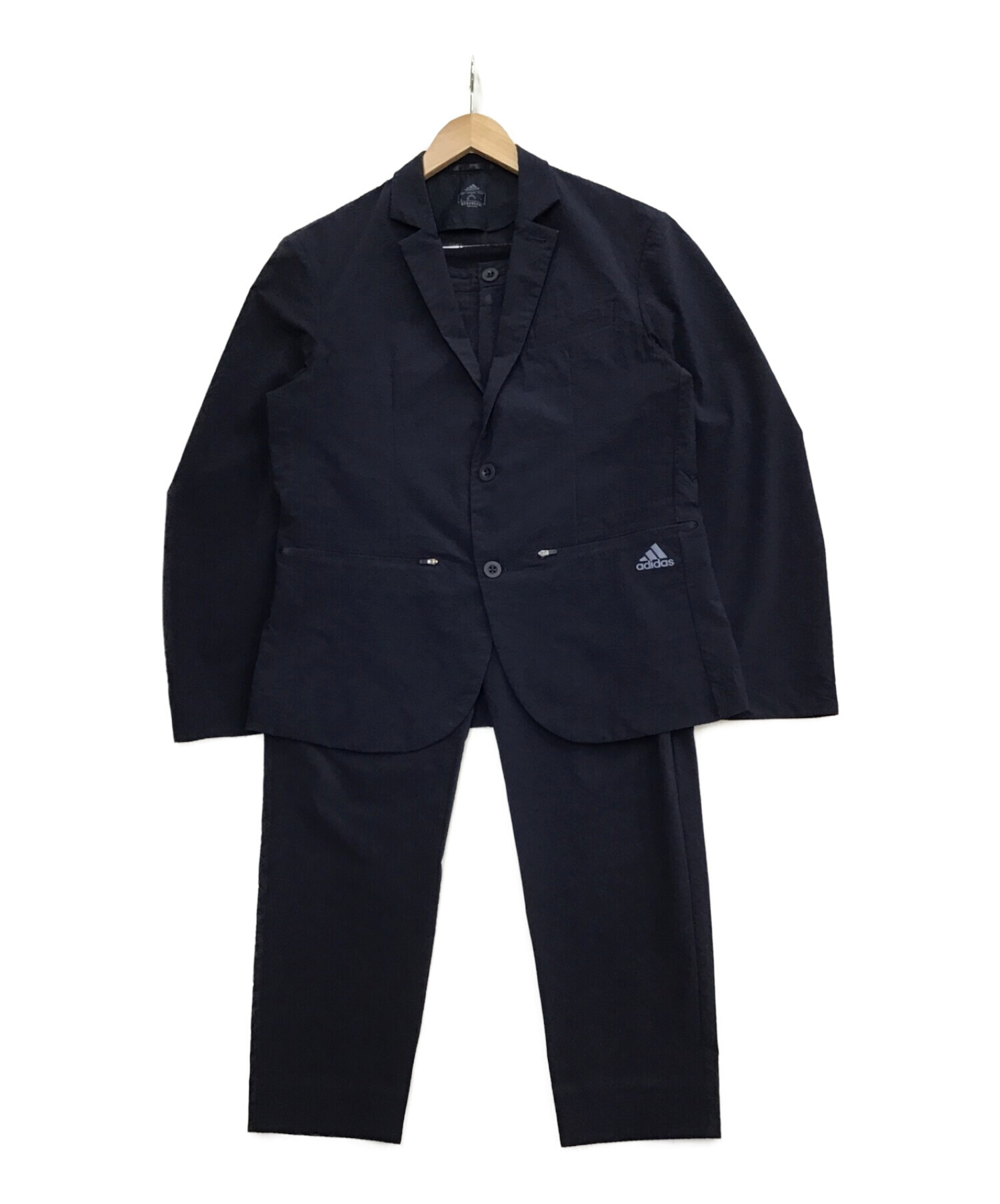 adidas (アディダス) M ICON suit ネイビー サイズ:O（XL相当）