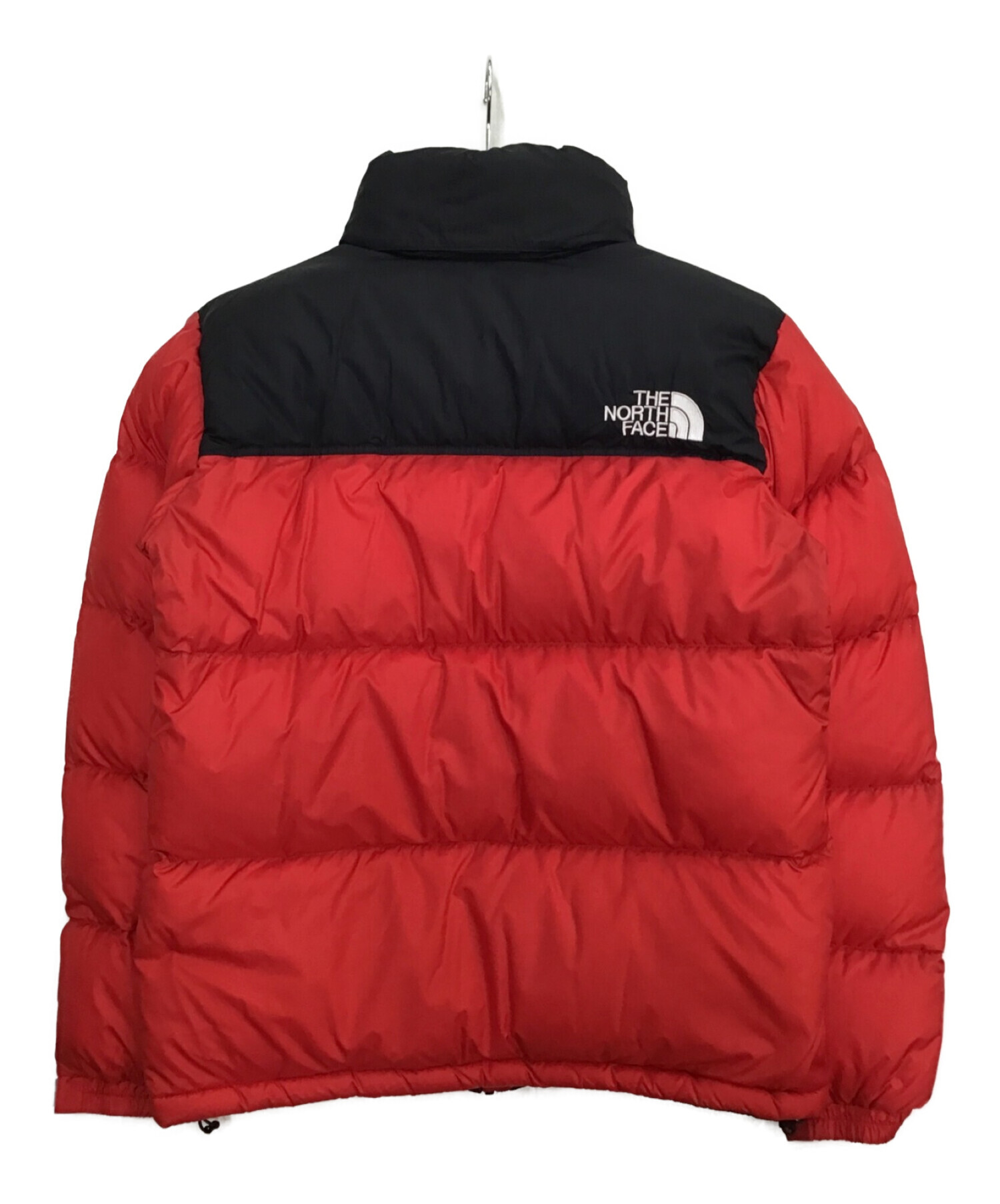 THE NORTH FACE (ザ ノース フェイス) ヌプシジャケット ブラック×レッド サイズ:XL