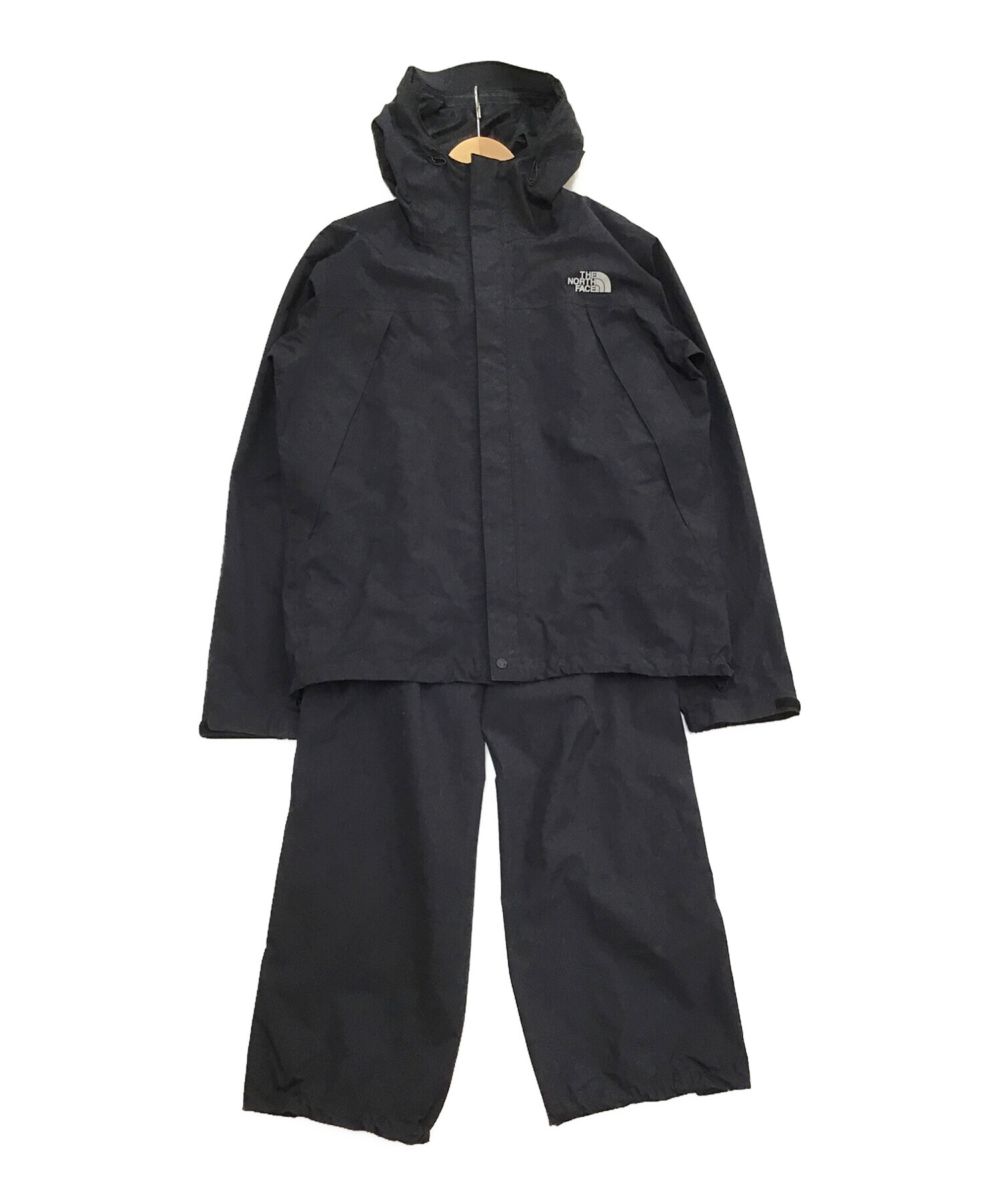 THE NORTH FACE (ザ ノース フェイス) レインテックスエアロ ブラック サイズ:L