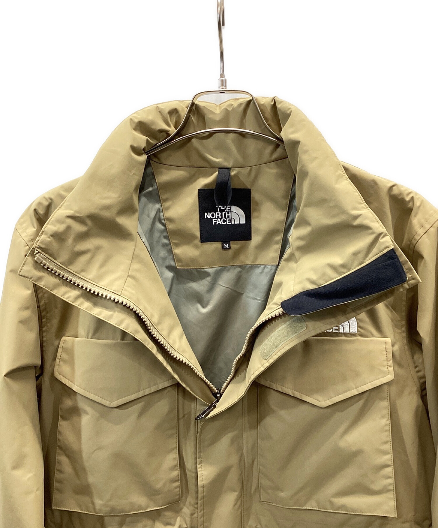 中古・古着通販】THE NORTH FACE (ザ ノース フェイス) フェイス ウォータープルーフ フィールドジャケット カーキ  サイズ:Ｍ｜ブランド・古着通販 トレファク公式【TREFAC FASHION】スマホサイト