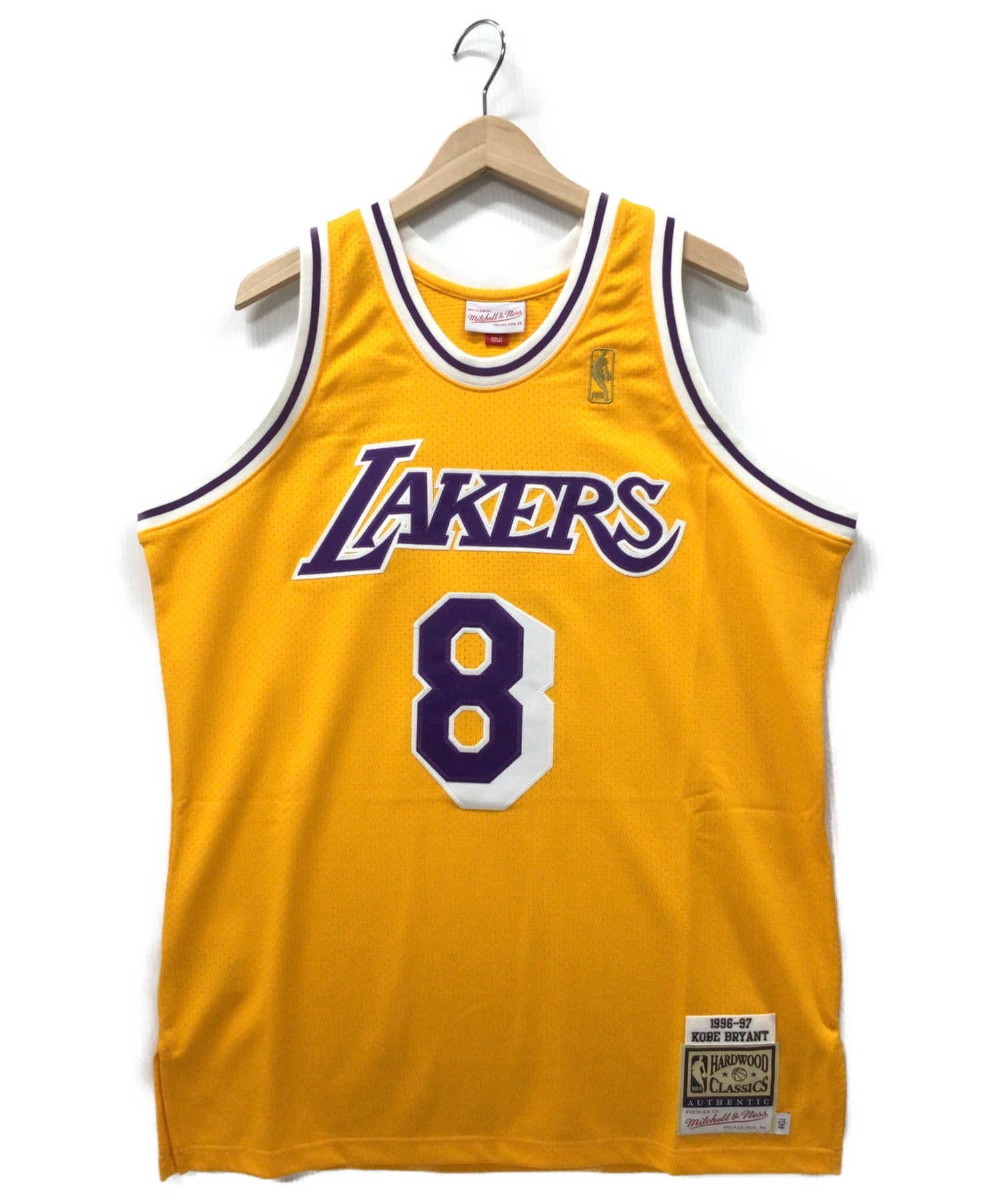 MITCHELL & NESS (ミッチェルアンドネス) LOS ANGELES LAKERS NBA AUTHENTIC HOME JERSEY  イエロー サイズ:L