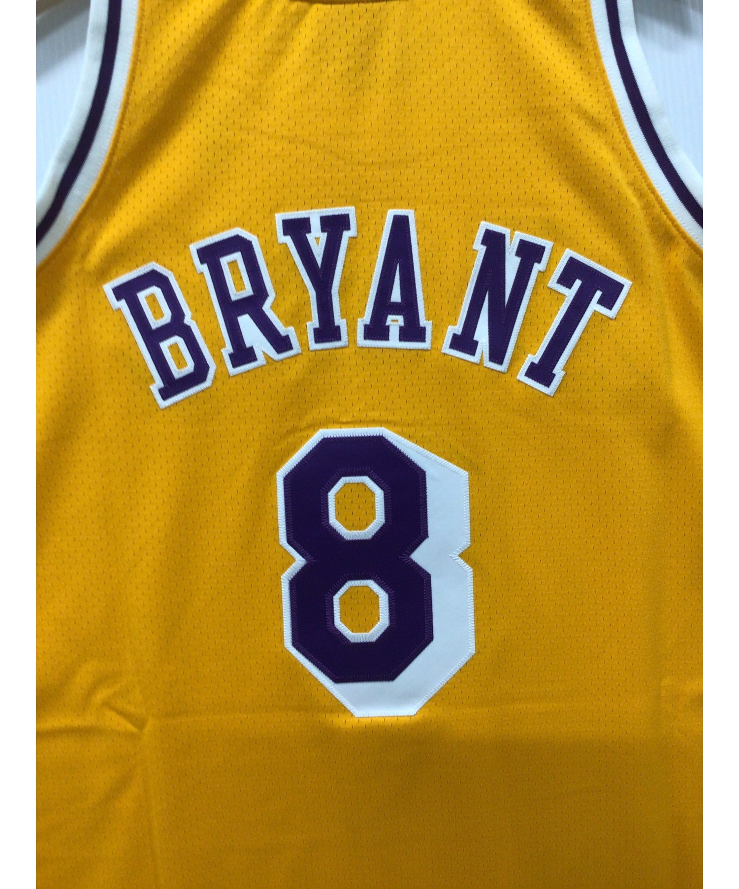 MITCHELL & NESS (ミッチェルアンドネス) LOS ANGELES LAKERS NBA AUTHENTIC HOME JERSEY  イエロー サイズ:L