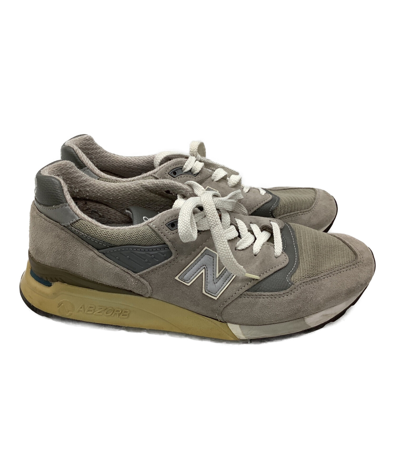 NEW BALANCE (ニューバランス) スニーカー グレー サイズ:27.5cm