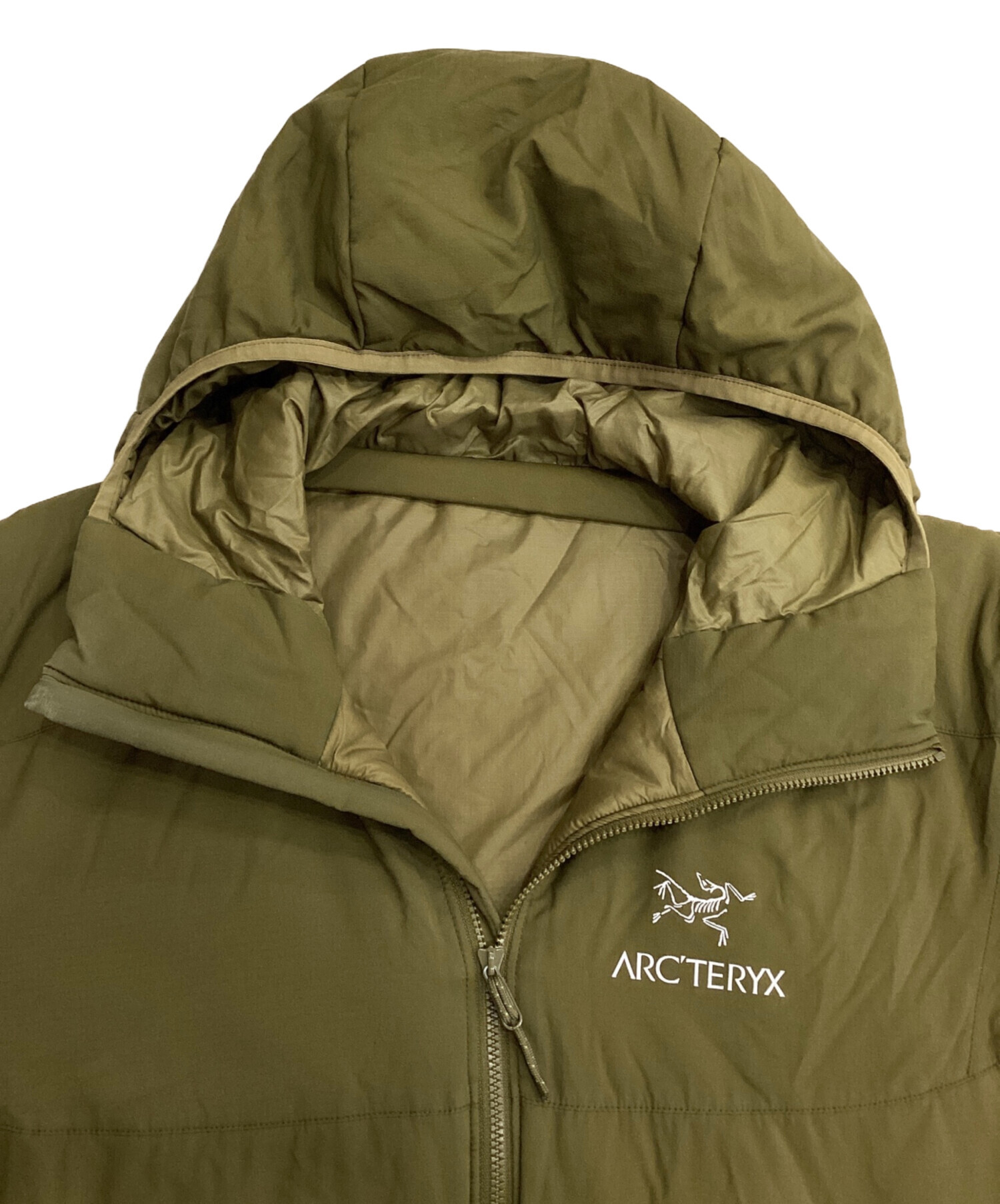 中古・古着通販】ARC'TERYX (アークテリクス) アトム AR フーディー オリーブ サイズ:S｜ブランド・古着通販  トレファク公式【TREFAC FASHION】スマホサイト