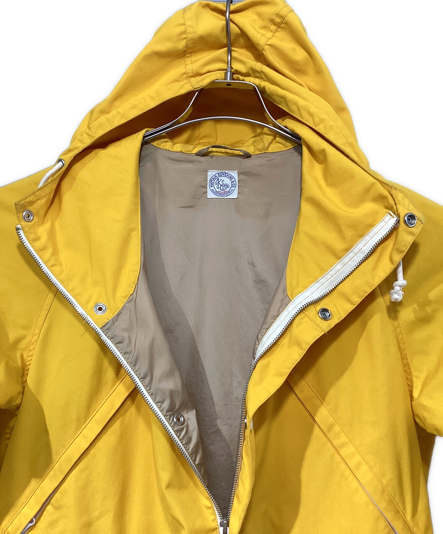 中古・古着通販】KAPTAIN SUNSHINE (キャプテンサンシャイン) BEAMS PLUS (ビームスプラス) 別注 RAIN PARKA  レイン マウンテンパーカー イエロー サイズ:M｜ブランド・古着通販 トレファク公式【TREFAC FASHION】スマホサイト