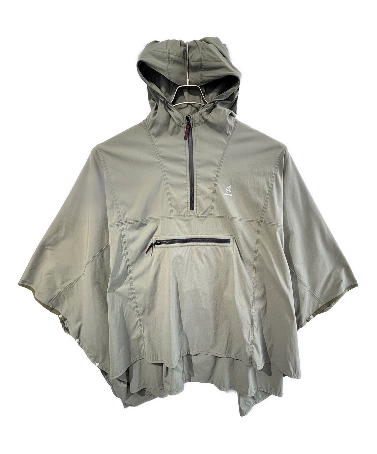 GRAMICCI (グラミチ) Cordura Packable Poncho Rainier オリーブ サイズ:S