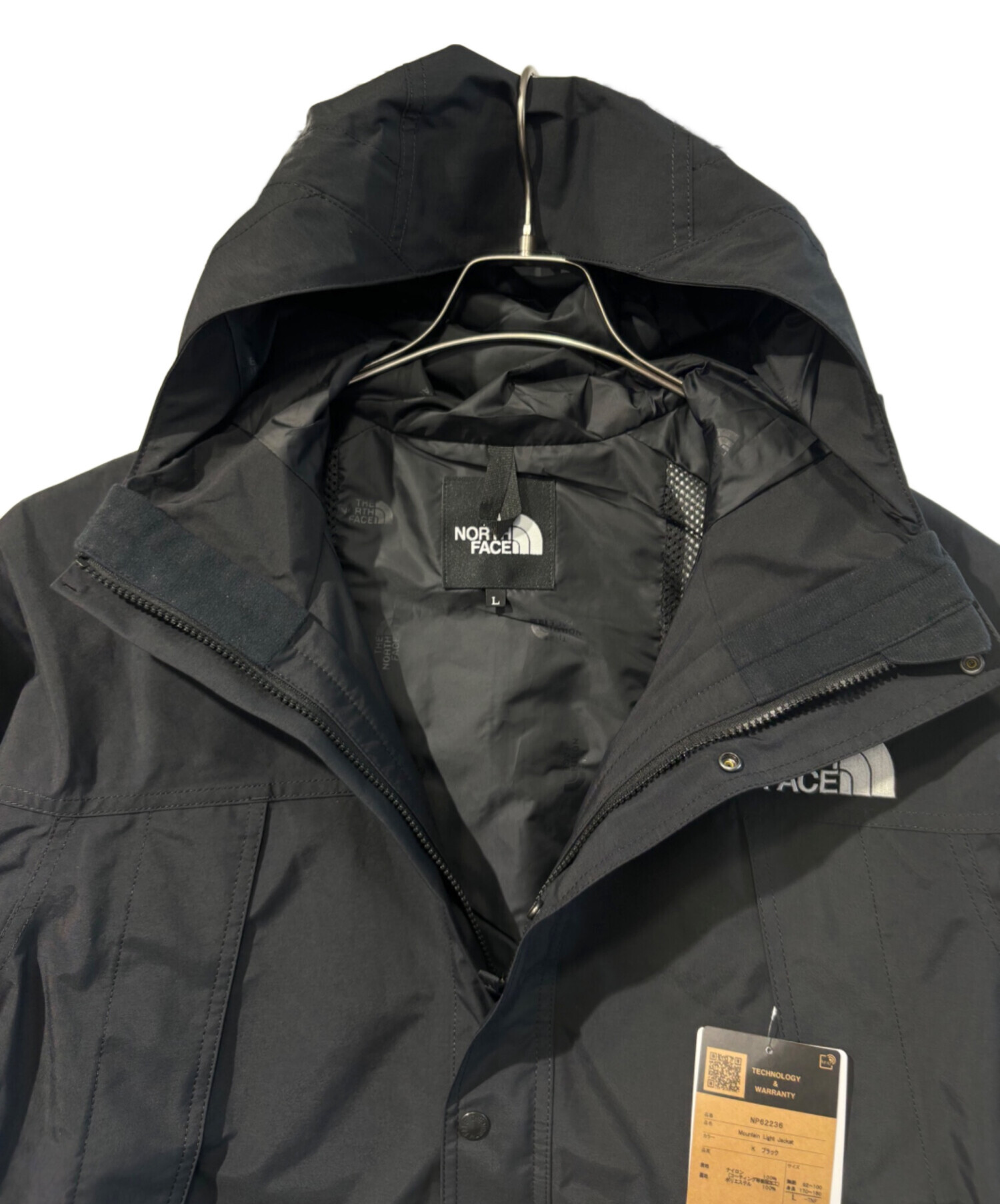 中古・古着通販】THE NORTH FACE (ザ ノース フェイス) マウンテンライトジャケット ブラック サイズ:L 未使用品｜ブランド・古着通販  トレファク公式【TREFAC FASHION】スマホサイト