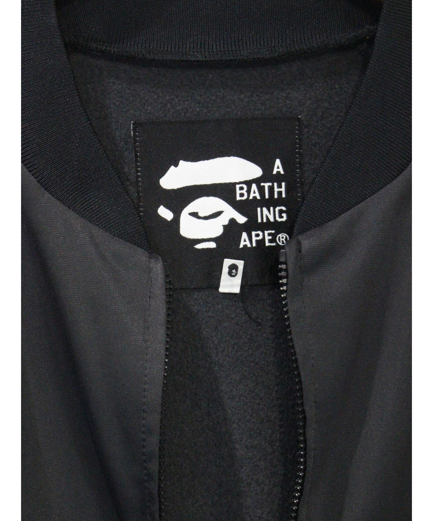 A BATHING APE (アベイシングエイプ) トラックジャケット ブラック サイズ:Ｌ