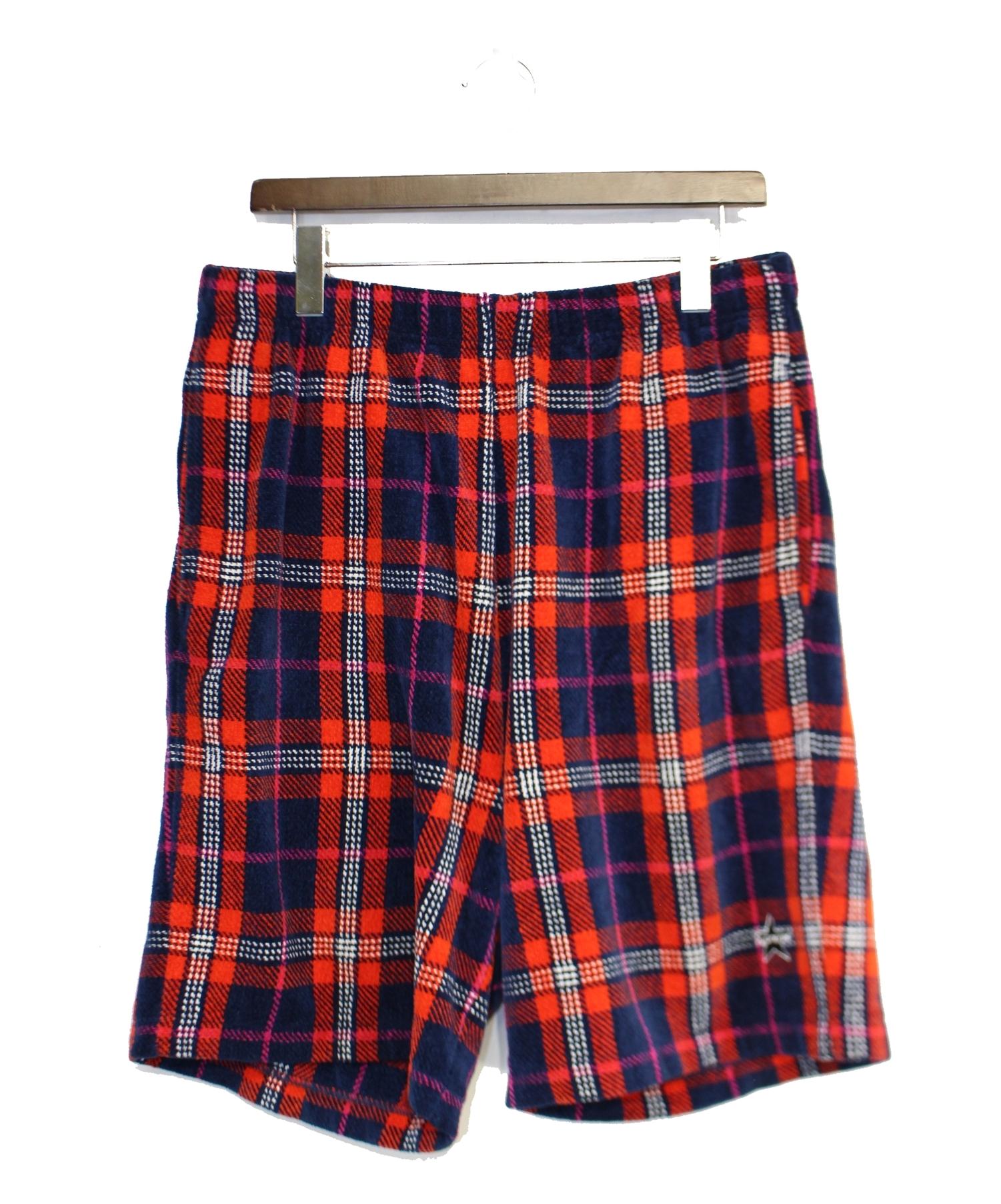 中古・古着通販】SUPREME (シュプリーム) 19SS Plaid Velour Short ...