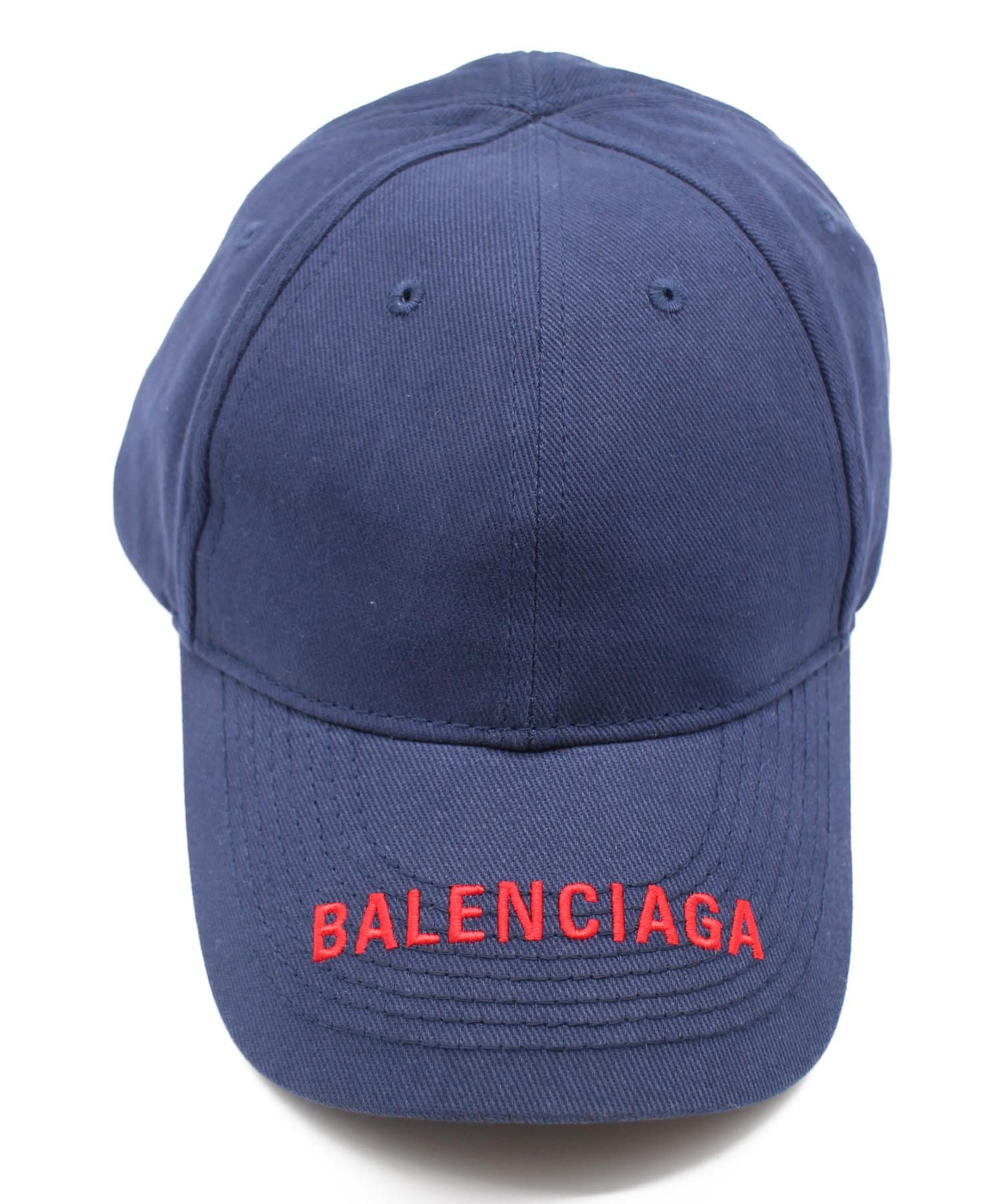 BALENCIAGA (バレンシアガ) 19SS/ロゴキャップ ネイビー サイズ:L/59?