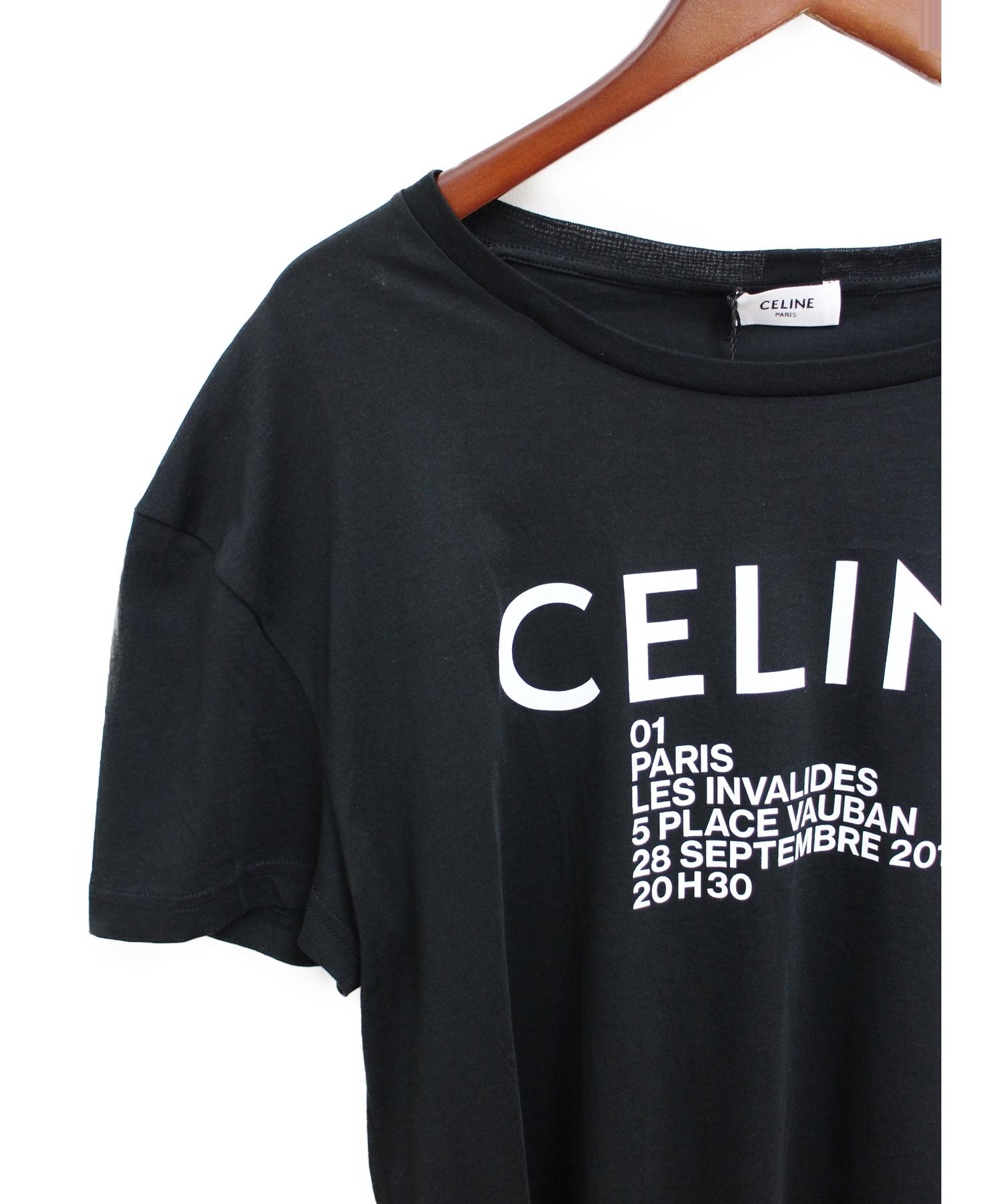 CELINE (セリーヌ) 19SS/ロゴTシャツ ブラック サイズ:L 未使用品