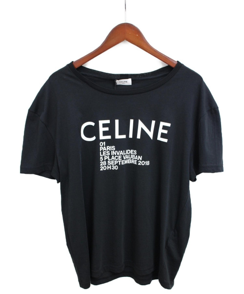 【中古・古着通販】CELINE (セリーヌ) 19SS/ロゴTシャツ ブラック ...