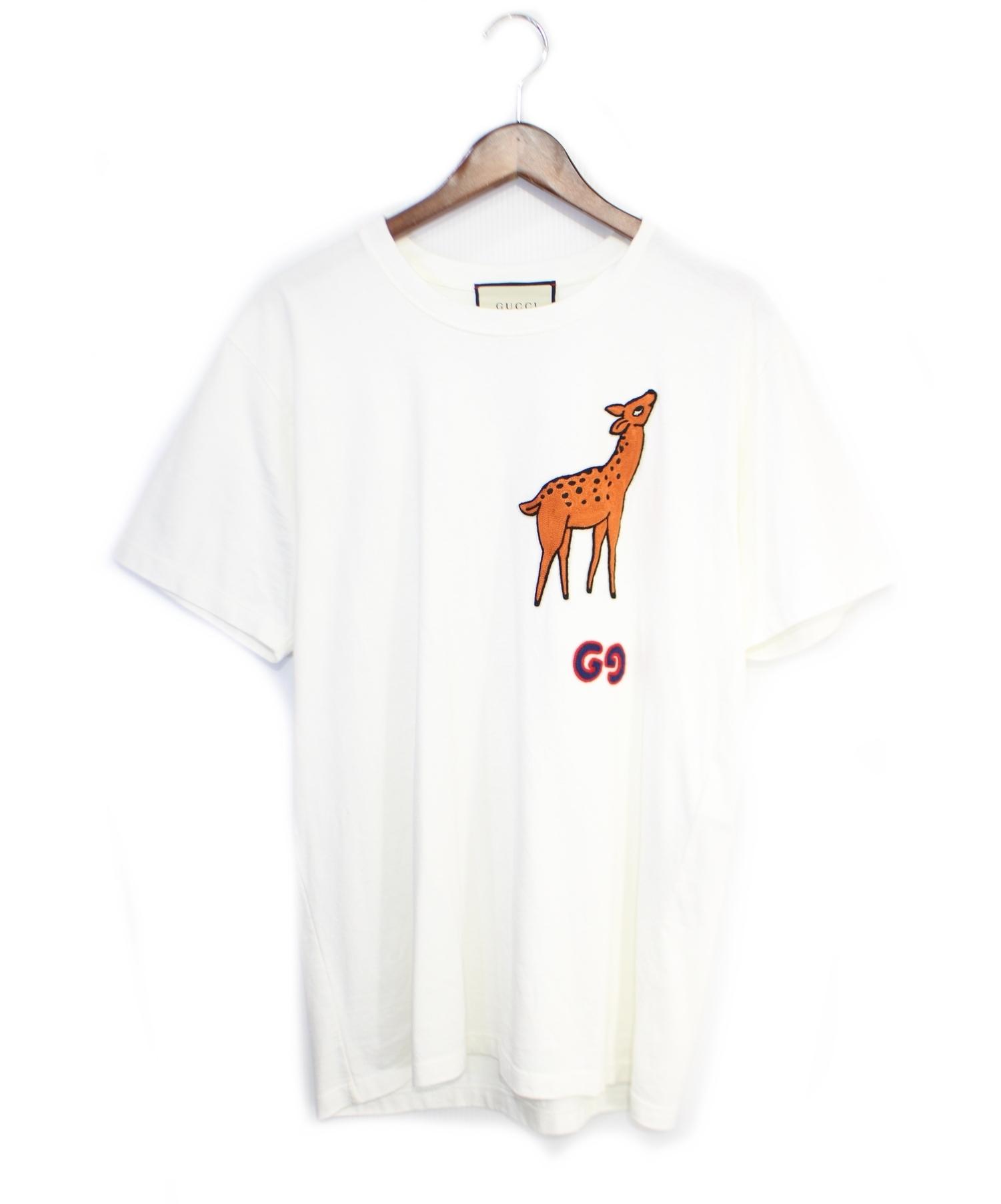 中古・古着通販】GUCCI (グッチ) ディアパッチオーバサイズTシャツ ホワイト サイズ:XS｜ブランド・古着通販 トレファク公式【TREFAC  FASHION】スマホサイト