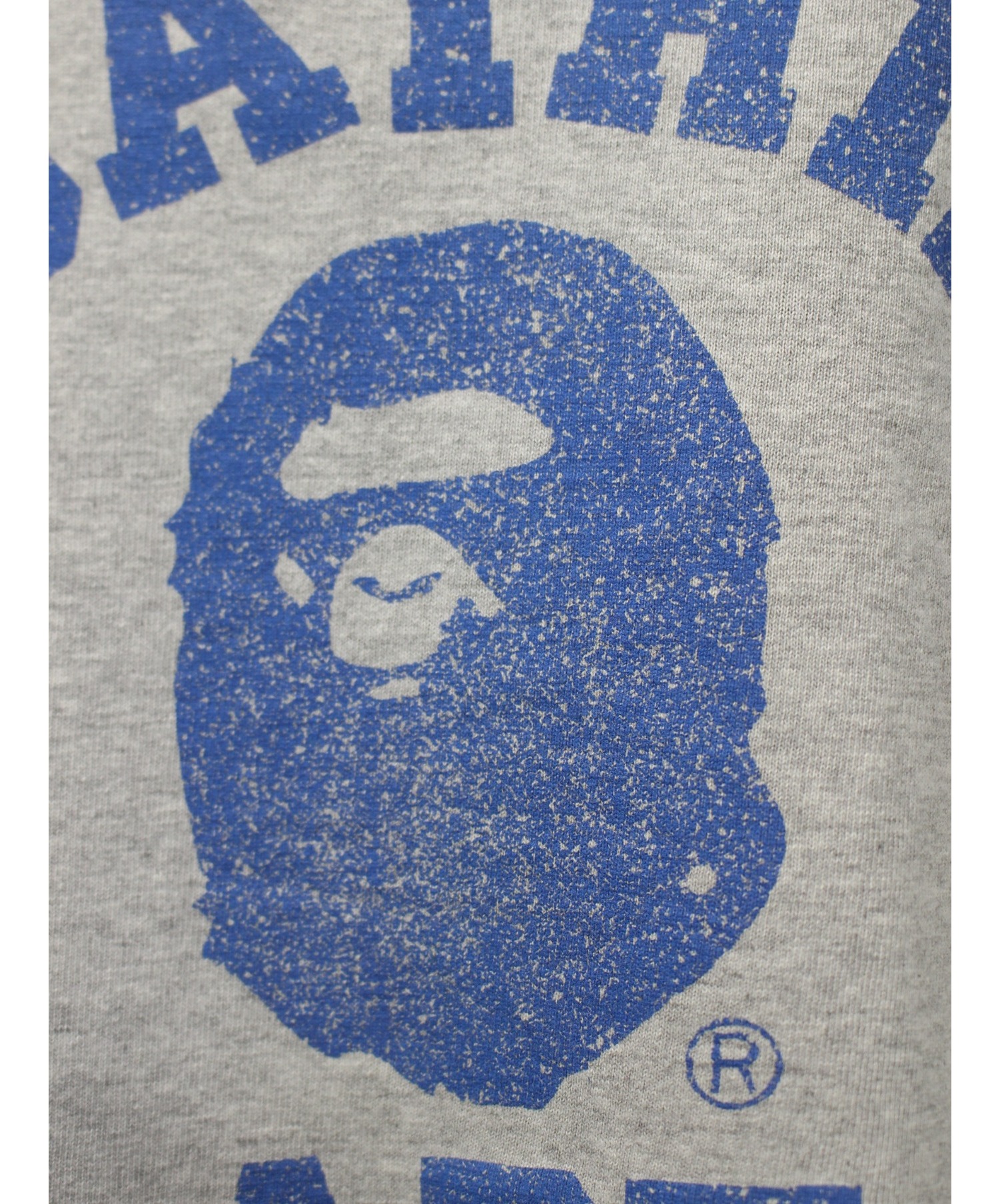 A BATHING APE (アベイシングエイプ) ヴィンテージ大猿ロゴTシャツ グレー サイズ:M