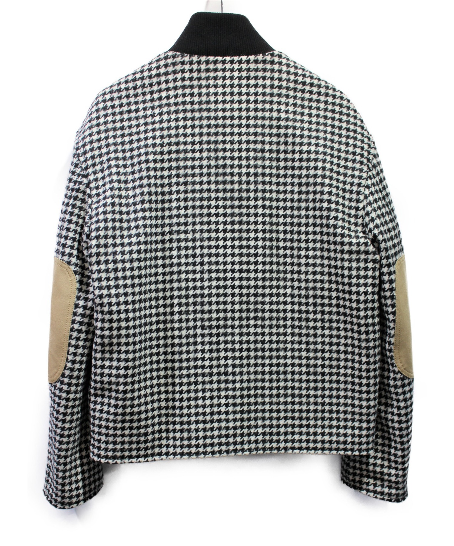 LOEWE (ロエベ) ウールジャケット ホワイト×ブラック サイズ:44