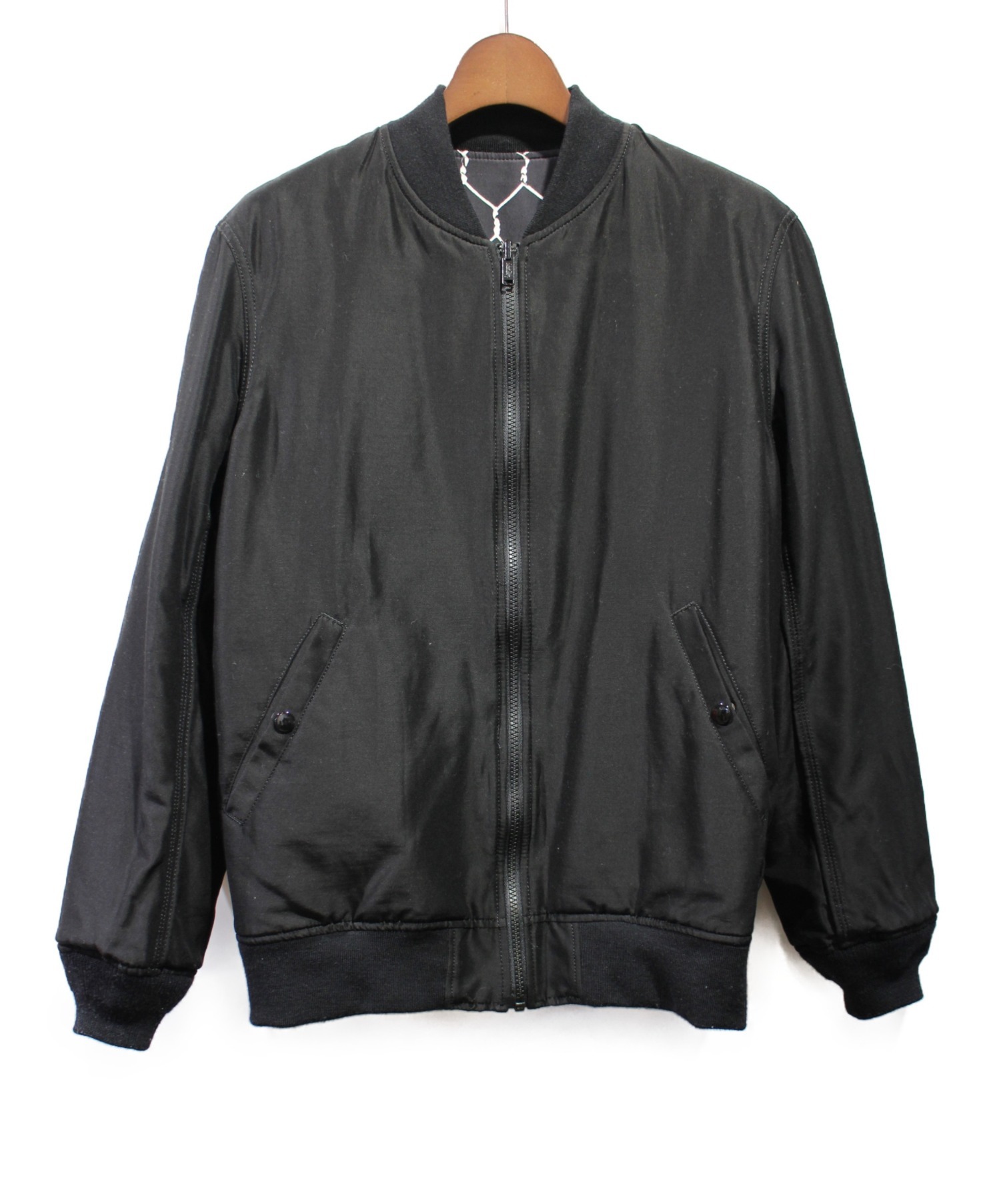 UNDERCOVER (アンダーカバー) リバーシブルMA-1ジャケット ブラック サイズ:3