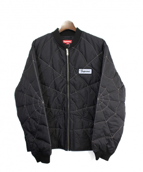 Supreme spider web quilted work jacket sale