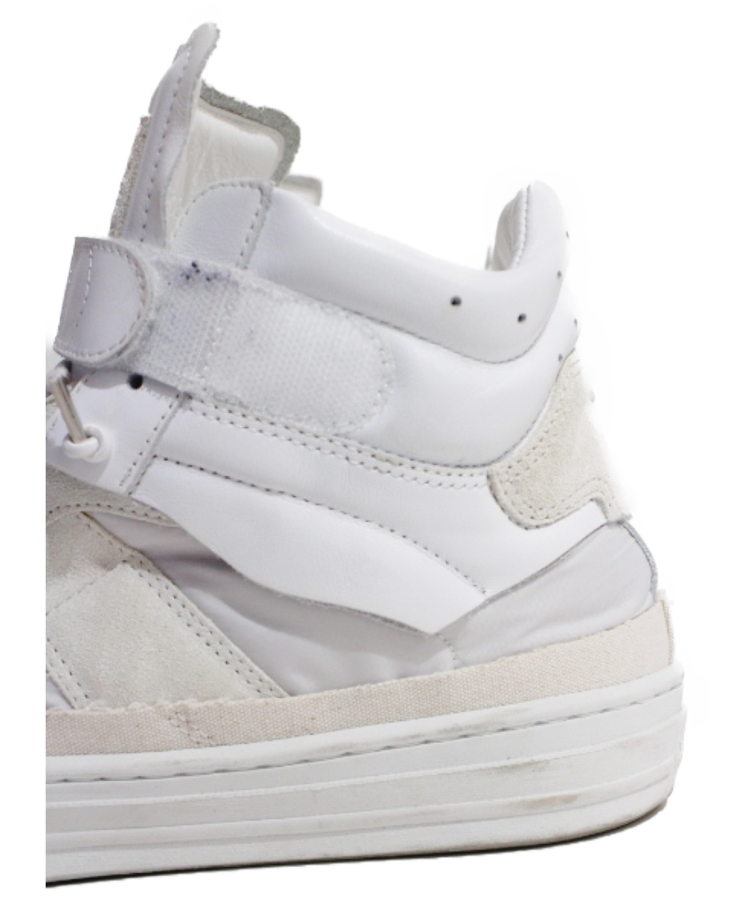 中古・古着通販】Maison Margiela (メゾンマルジェラ) Evolution HIGH-TOP SNEAKERS ホワイト  サイズ:45｜ブランド・古着通販 トレファク公式【TREFAC FASHION】スマホサイト