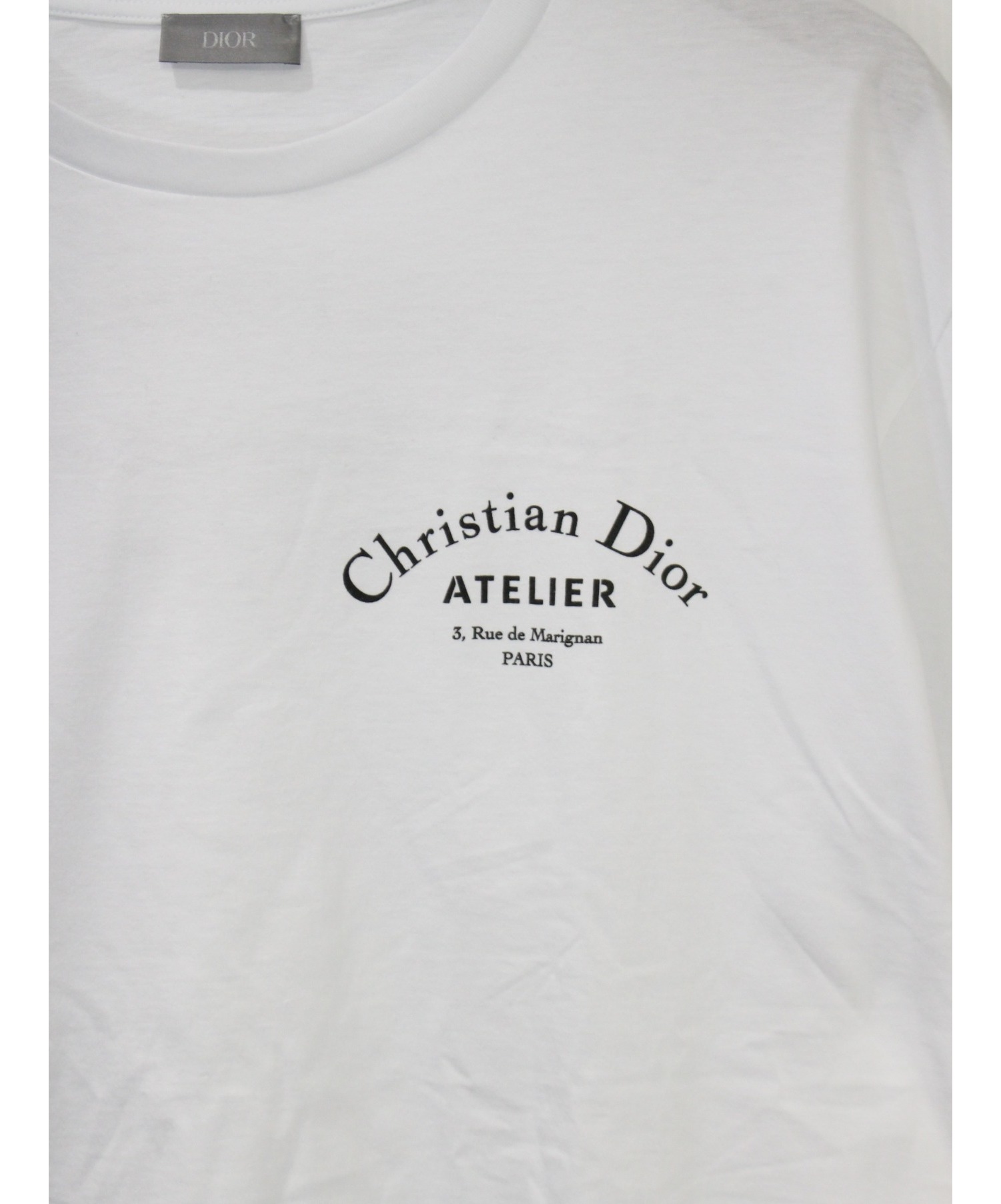 DIOR (ディオール) アトリエTシャツ ホワイト サイズ:Ｍ