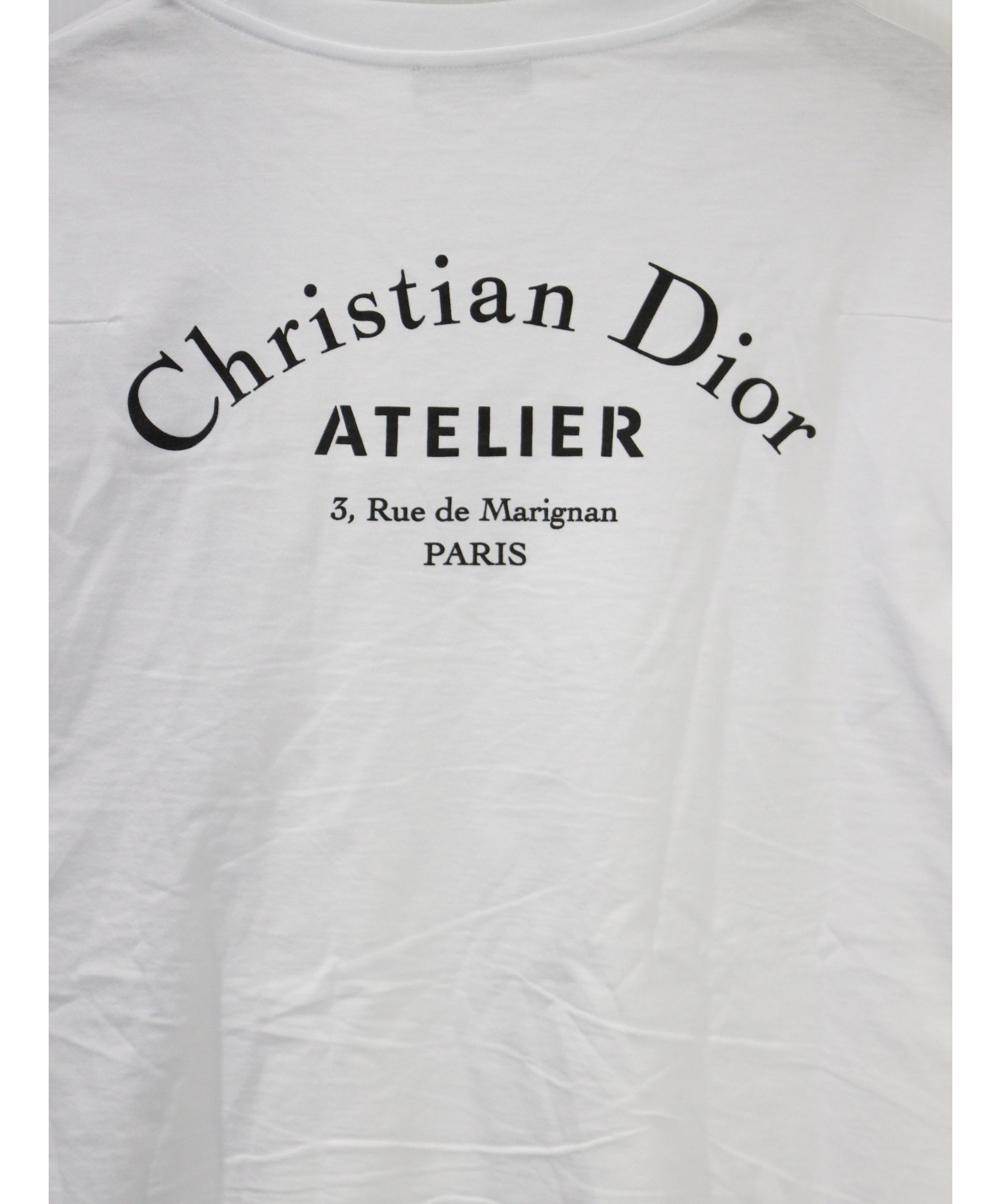 DIOR (ディオール) アトリエTシャツ ホワイト サイズ:Ｍ