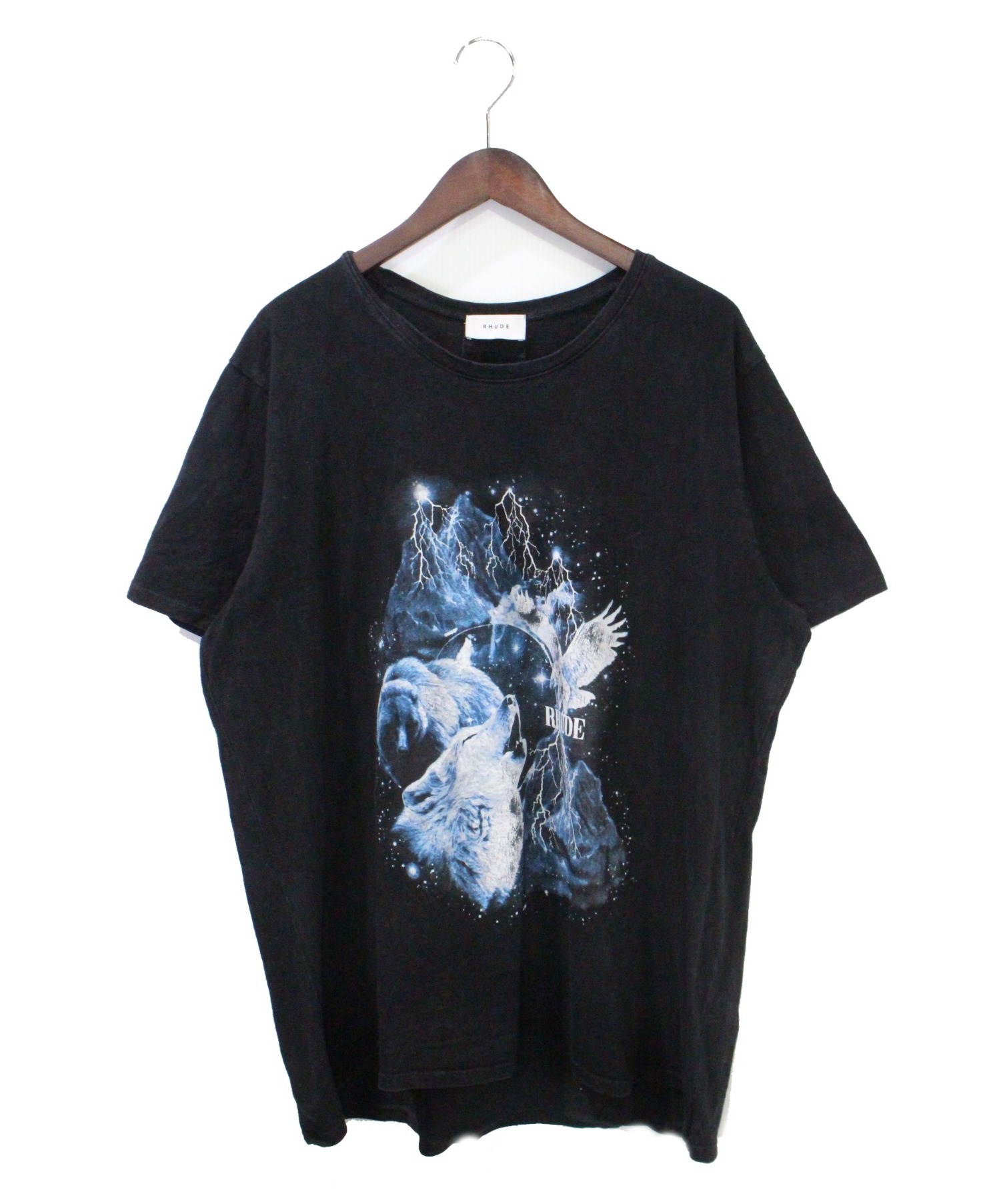 RHUDE (ルード) Tシャツ ブラック サイズ:L