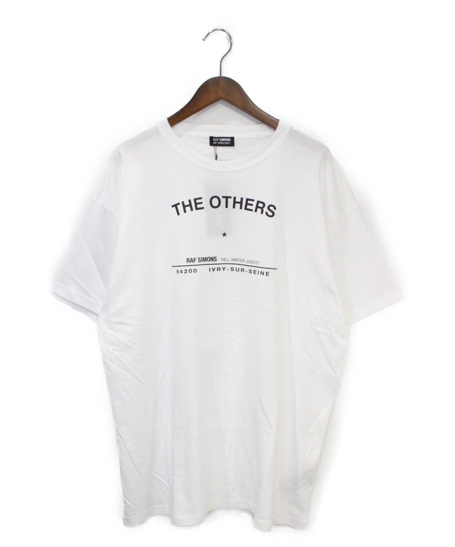 RAF SIMONS (ラフシモンズ) 20AW Tour T-shirt ホワイト サイズ:Ｌ