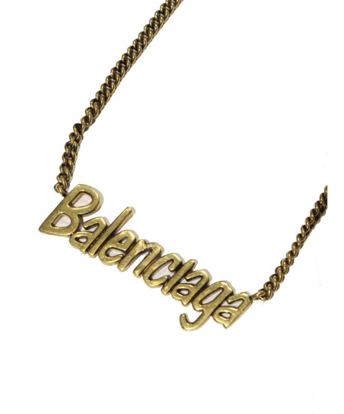 中古・古着通販】BALENCIAGA (バレンシアガ) typo necklace サイズ ...