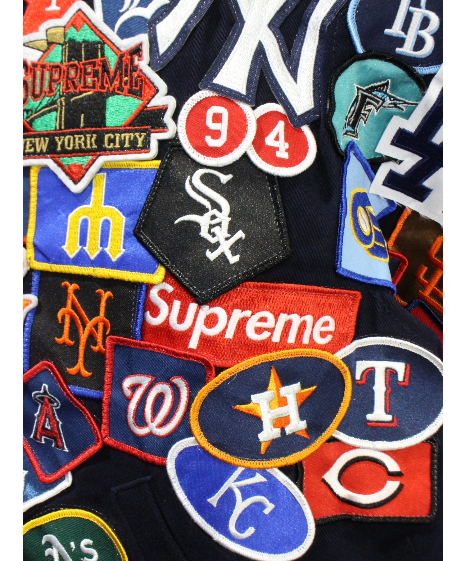 Supreme (シュプリーム) 20SSNew Era MLB Varsity Jacket ネイビー サイズ:S 未使用品
