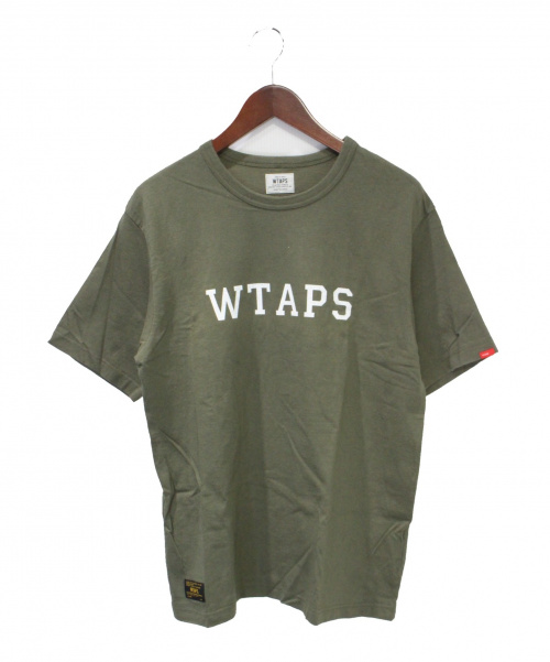 中古・古着通販】WTAPS (ダブルタップス) ロゴTシャツ カーキ サイズ