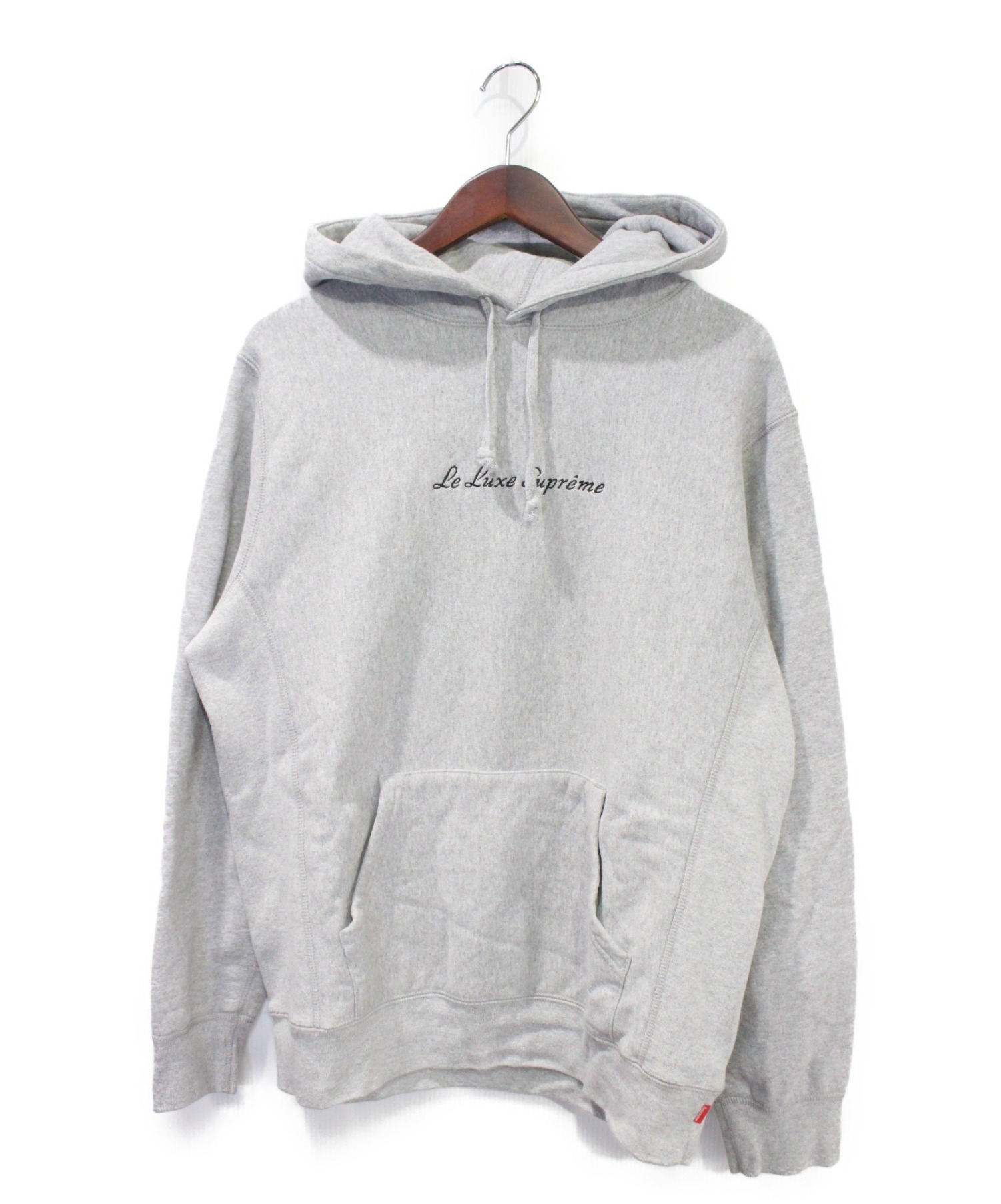 Supreme Le Luxe Hooded パーカー Lサイズ グレーシュプリーム