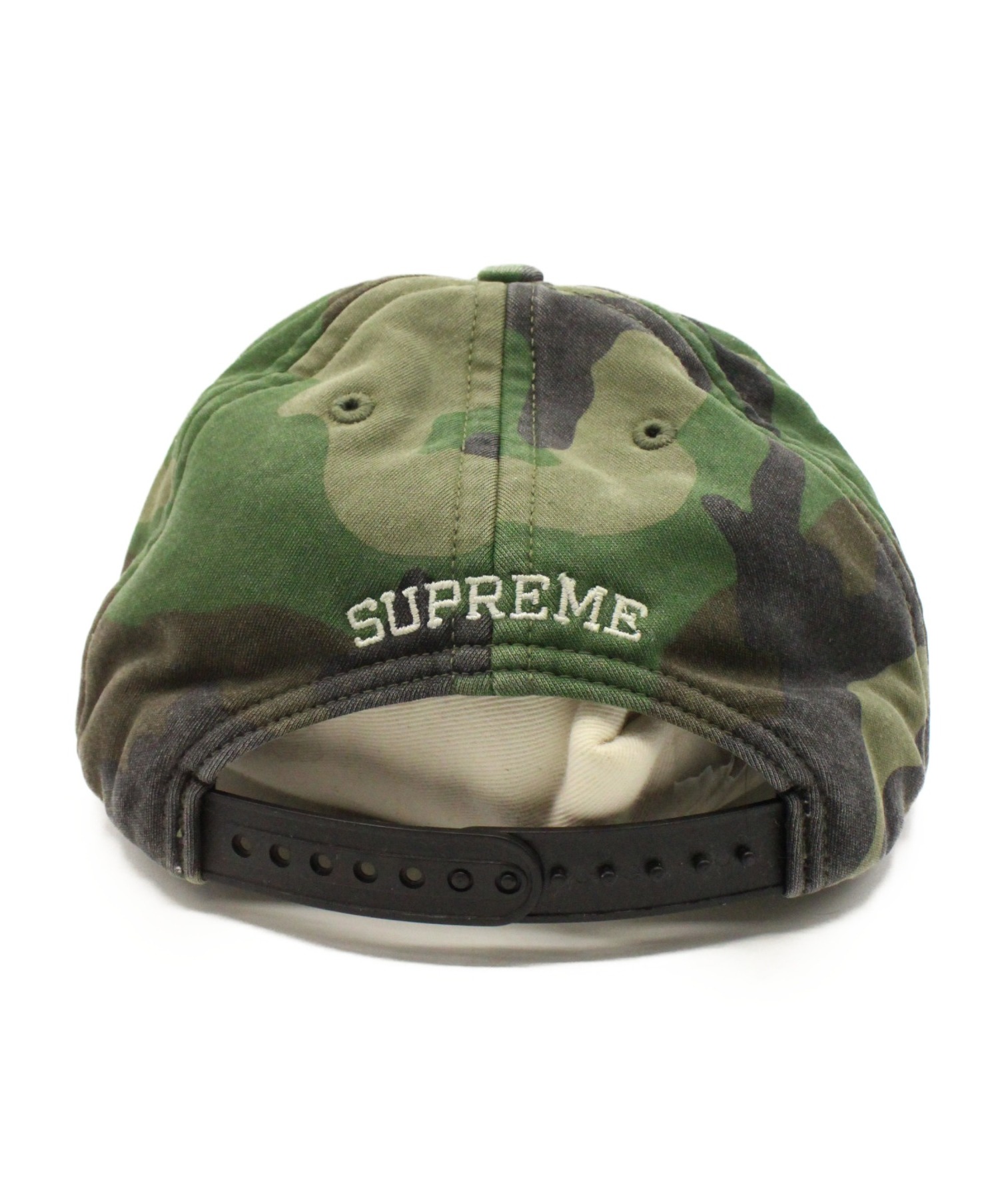 Supreme (シュプリーム) 17AW High Protein 5-Panel Cap オリーブ カモフラージュ